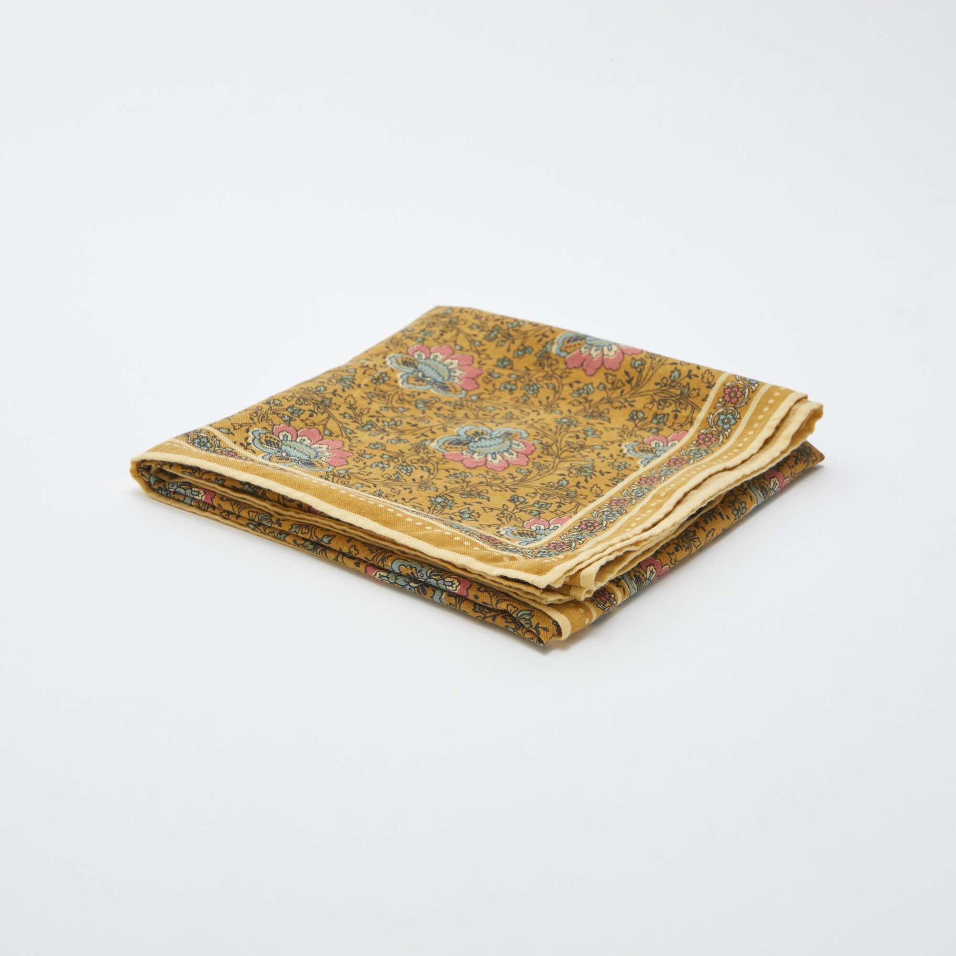 Large foulard imprimé MARRON