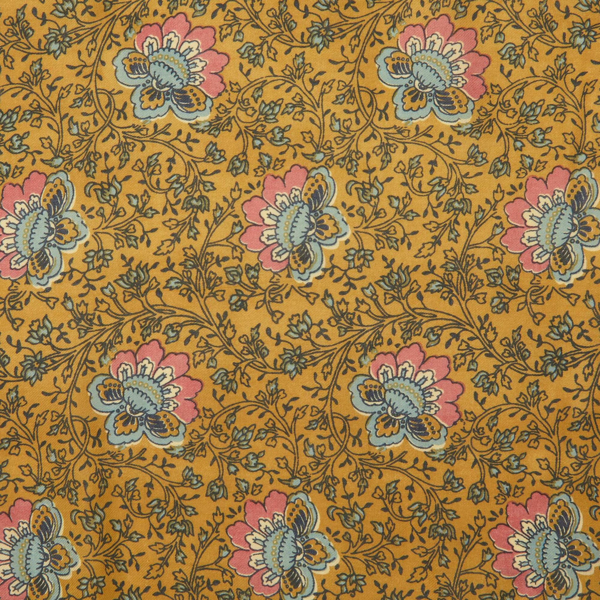 Large foulard imprimé MARRON