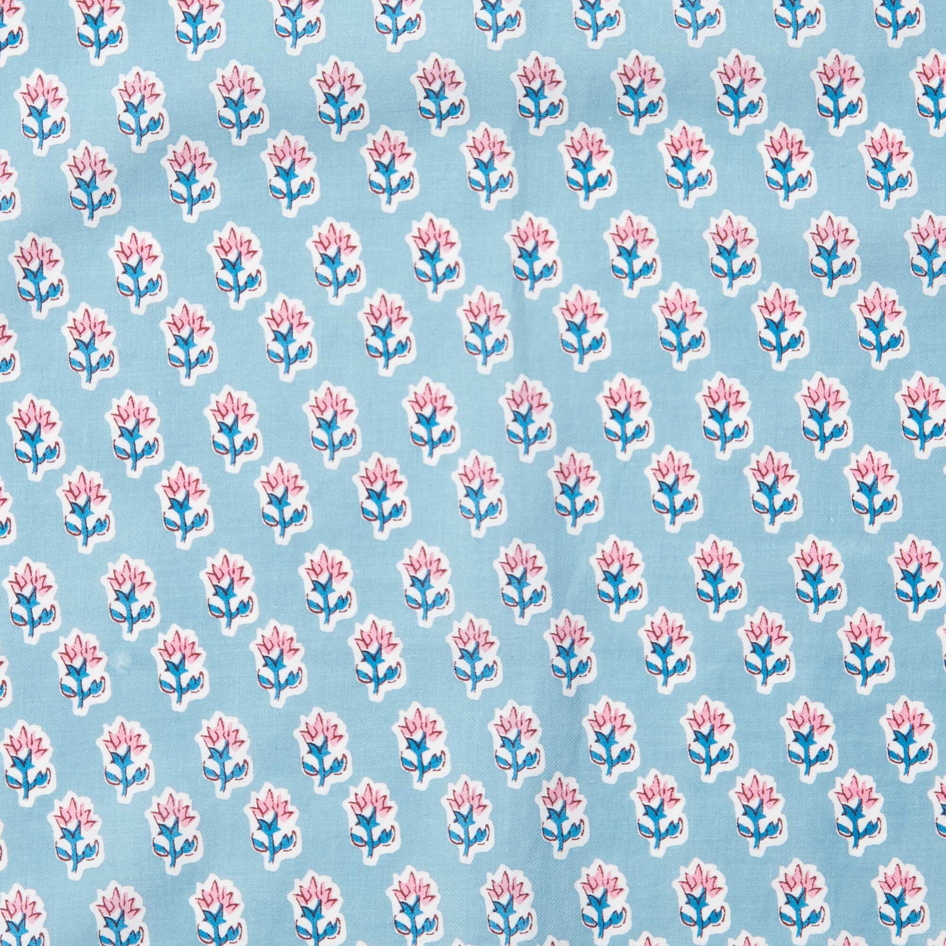 Large foulard imprimé BLEU