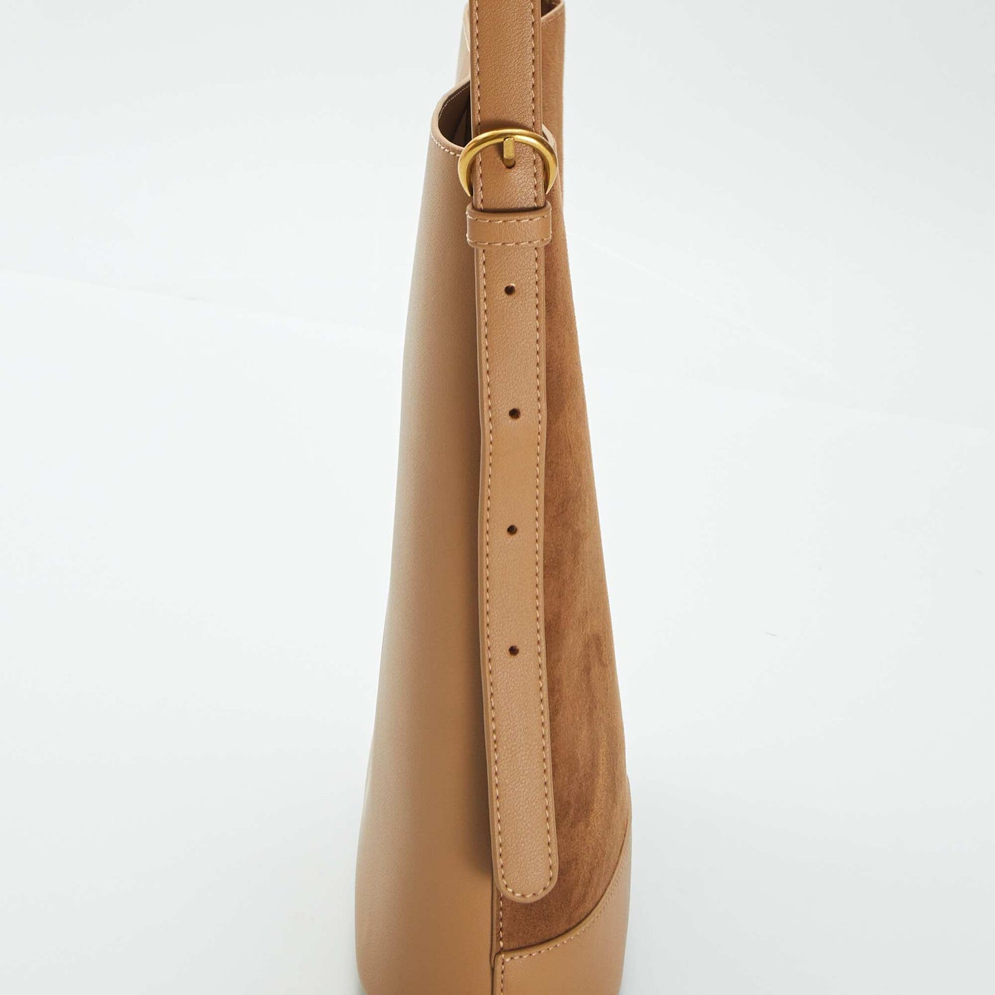Sac seau bi-matière MARRON