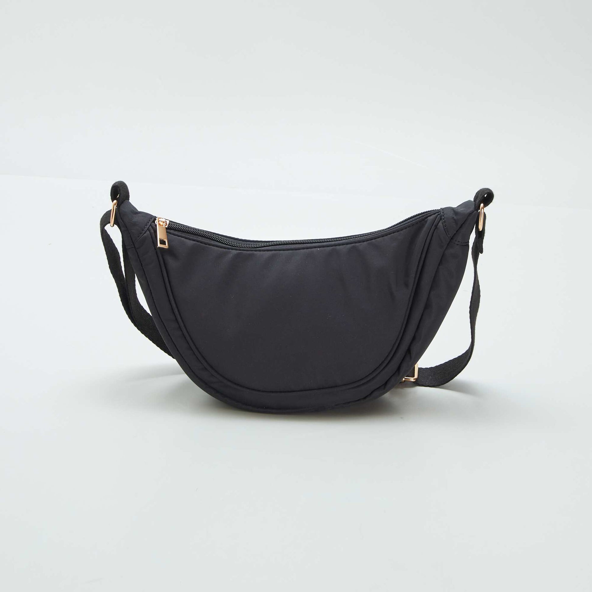 Sac demi lune en nylon NOIR