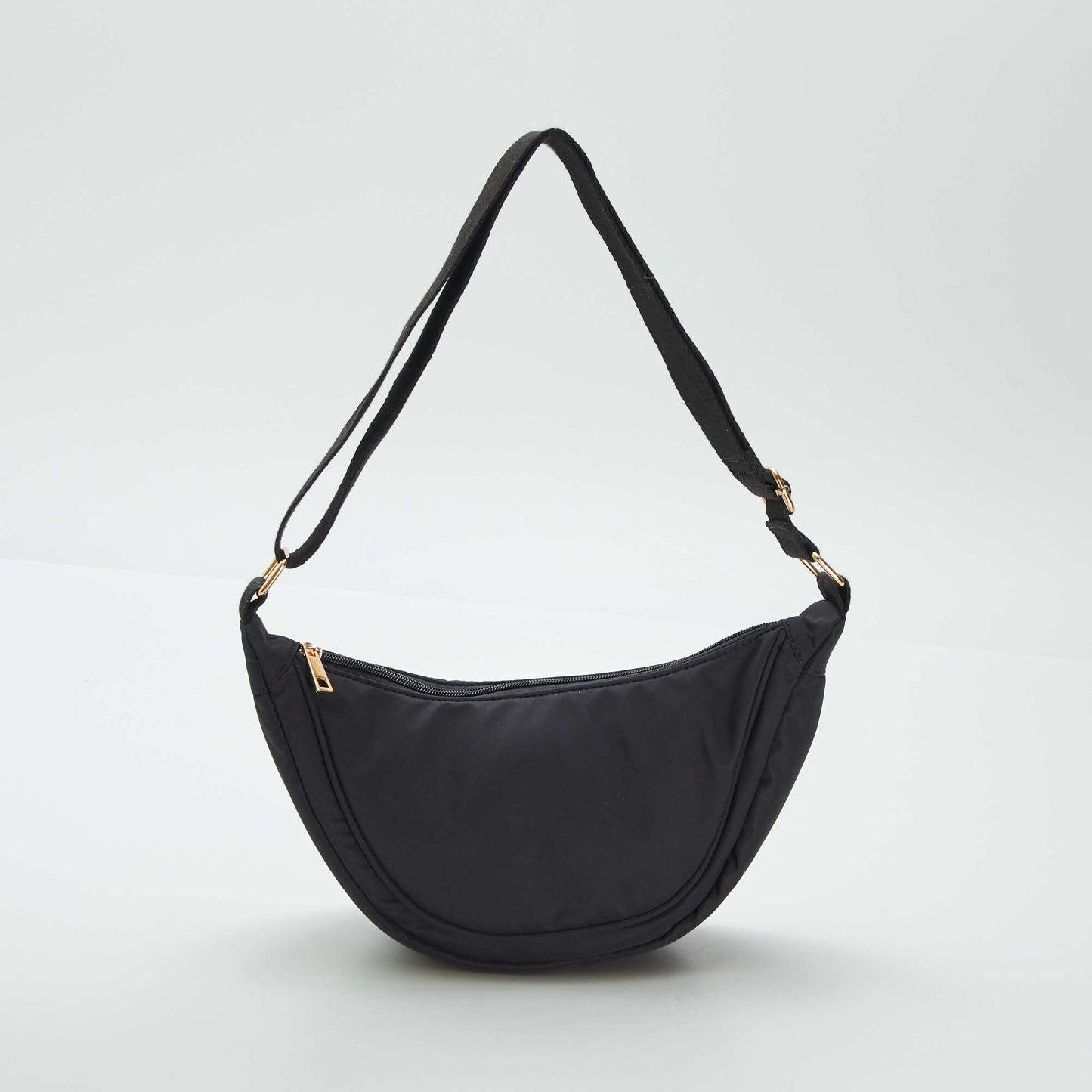 Sac demi lune en nylon NOIR