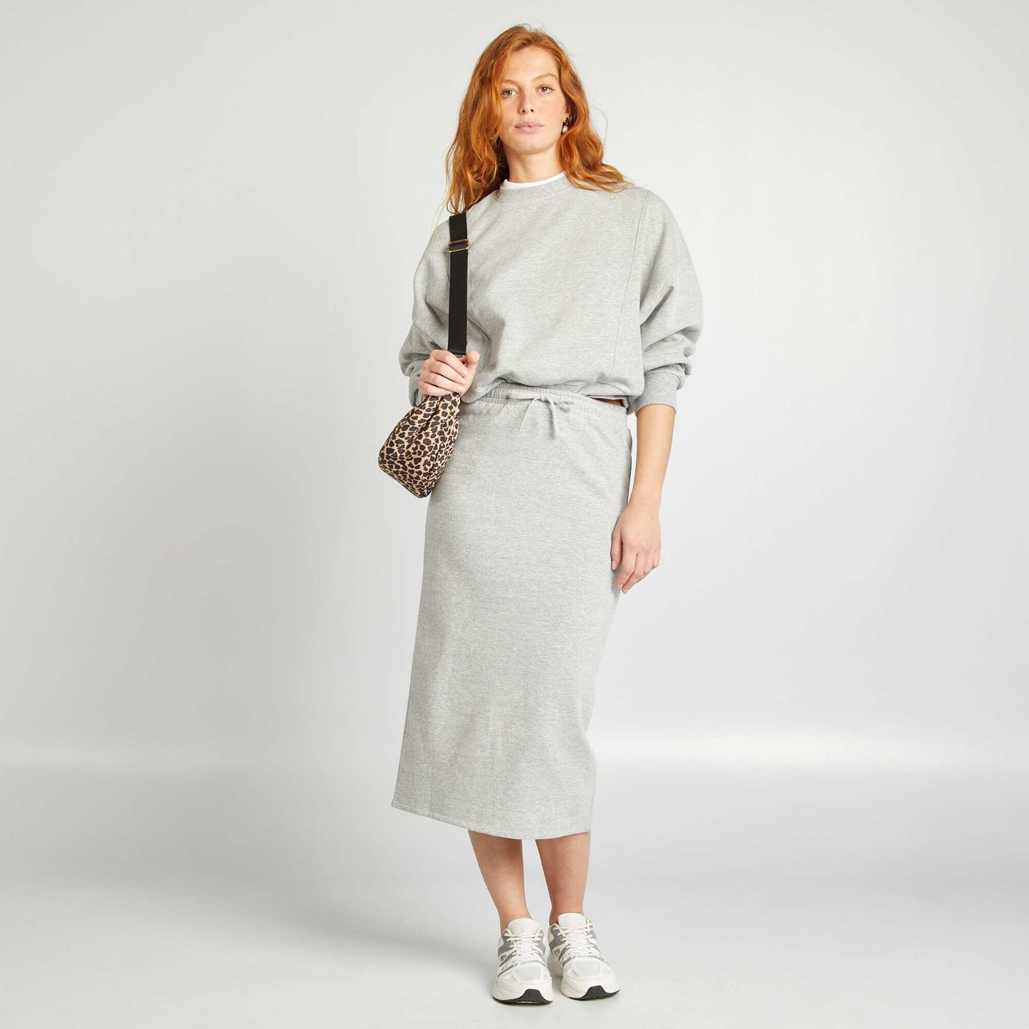 Sac demi lune en nylon MARRON