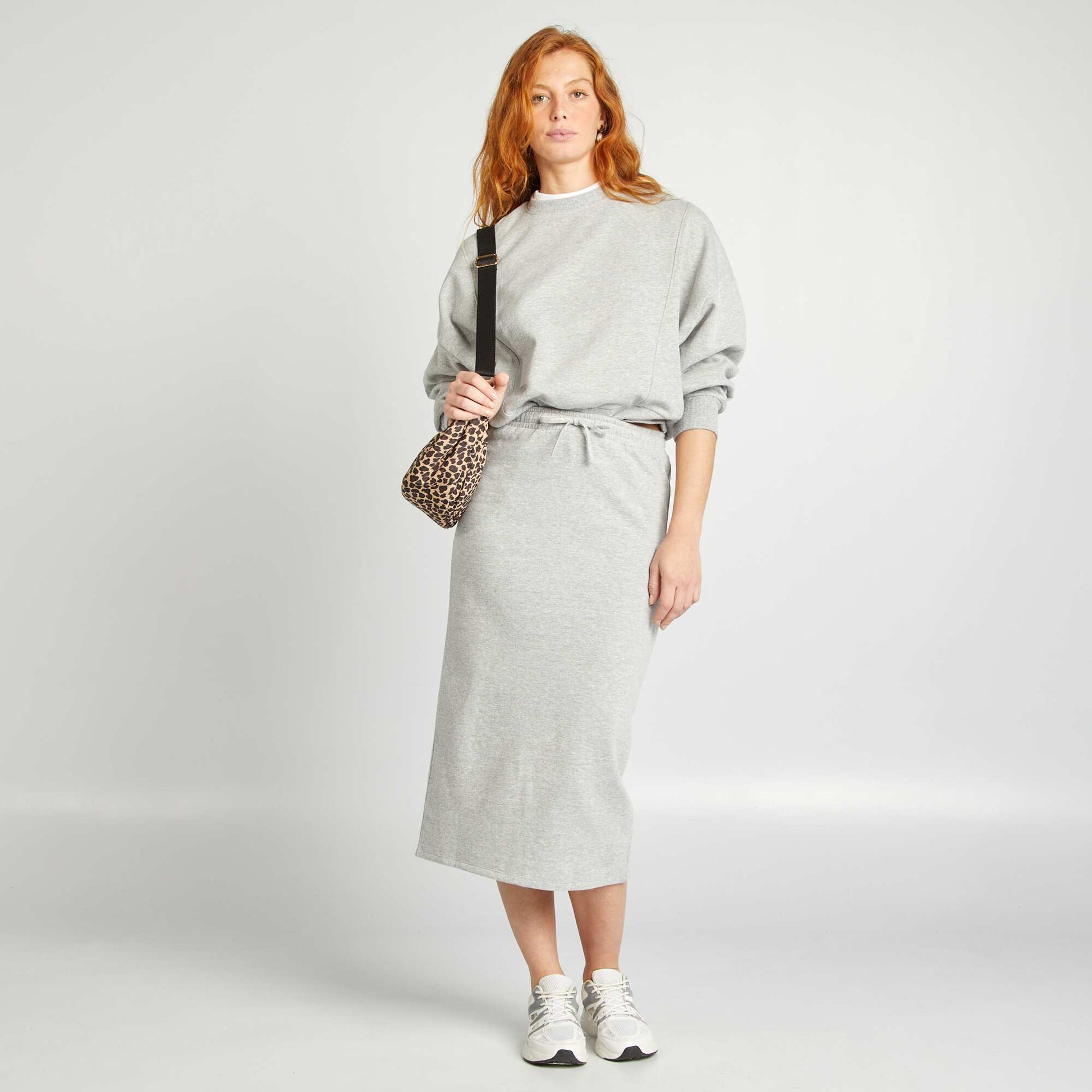 Sac demi lune en nylon MARRON