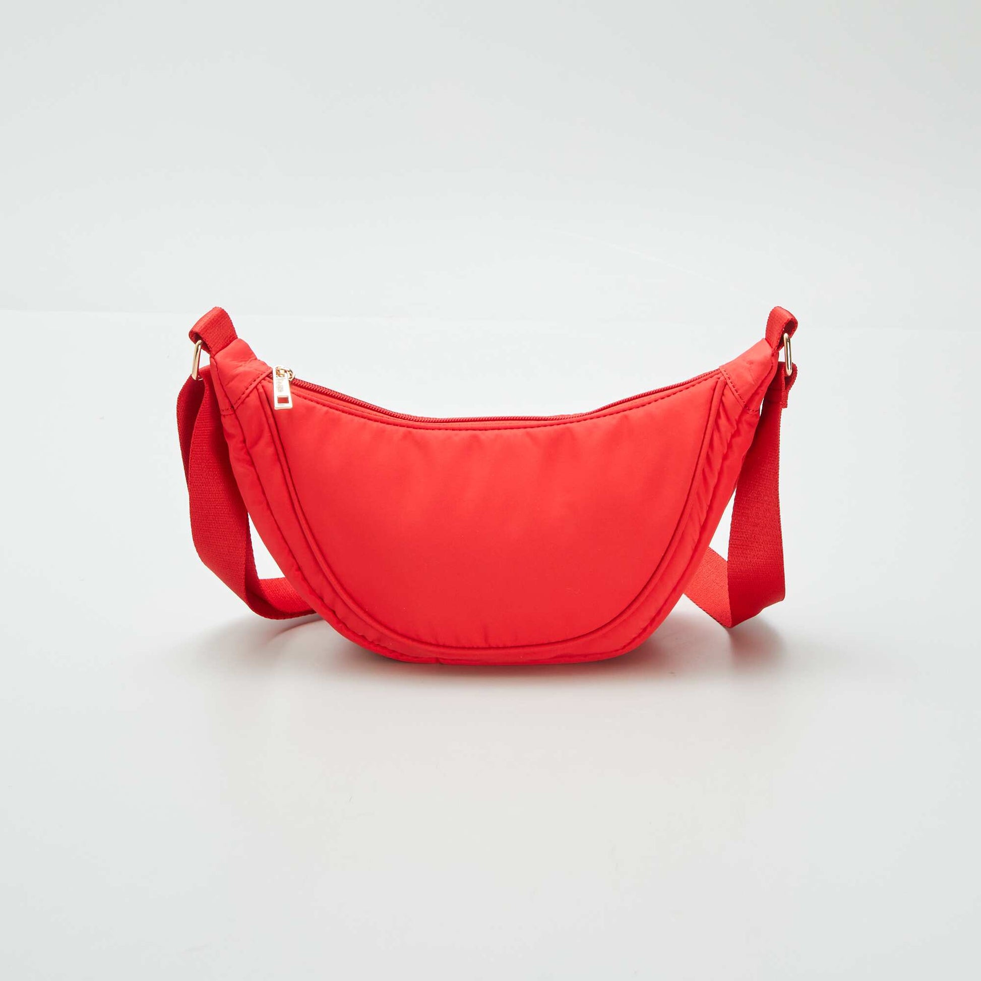 Sac demi lune en nylon ROUGE