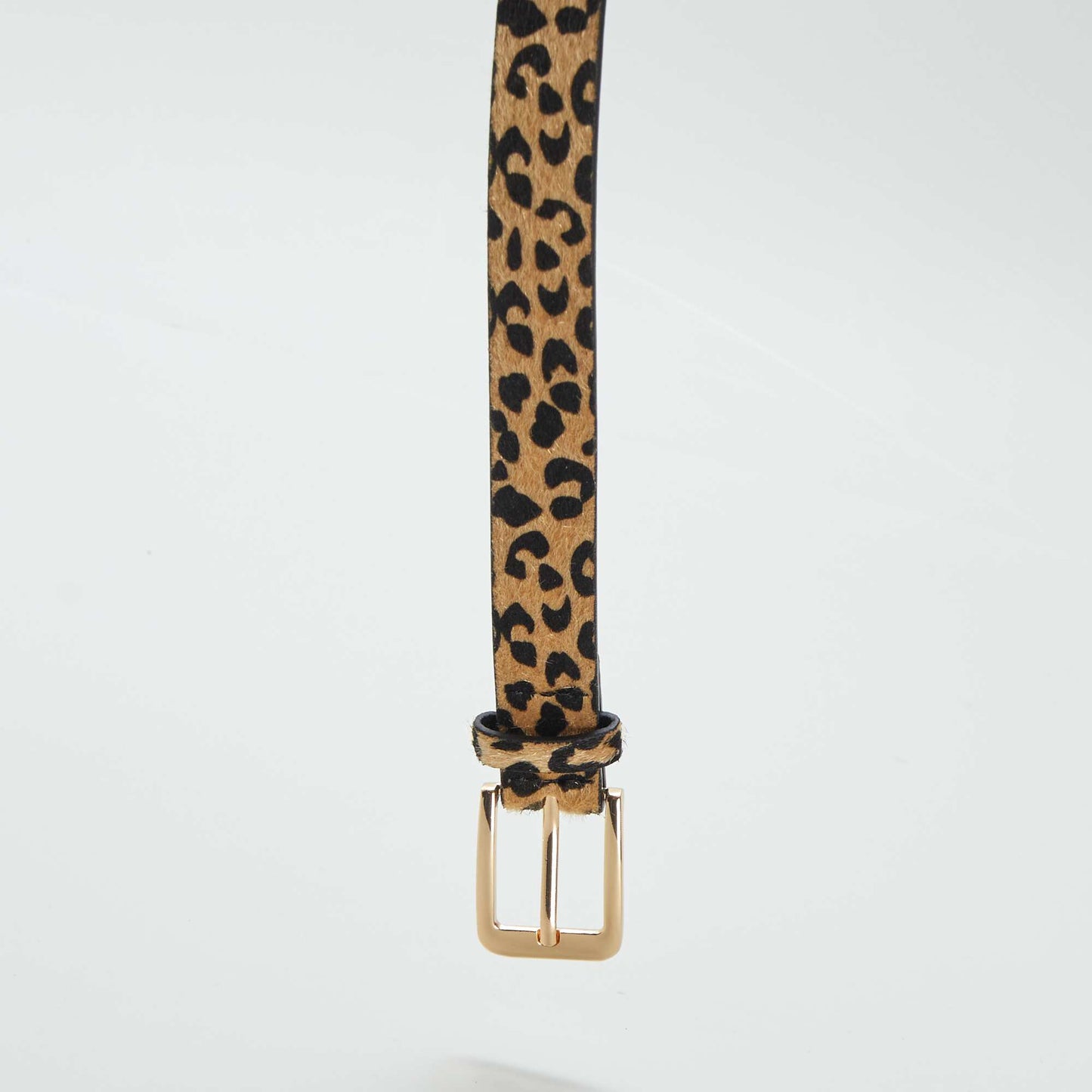Ceinture imprimé léopard MARRON