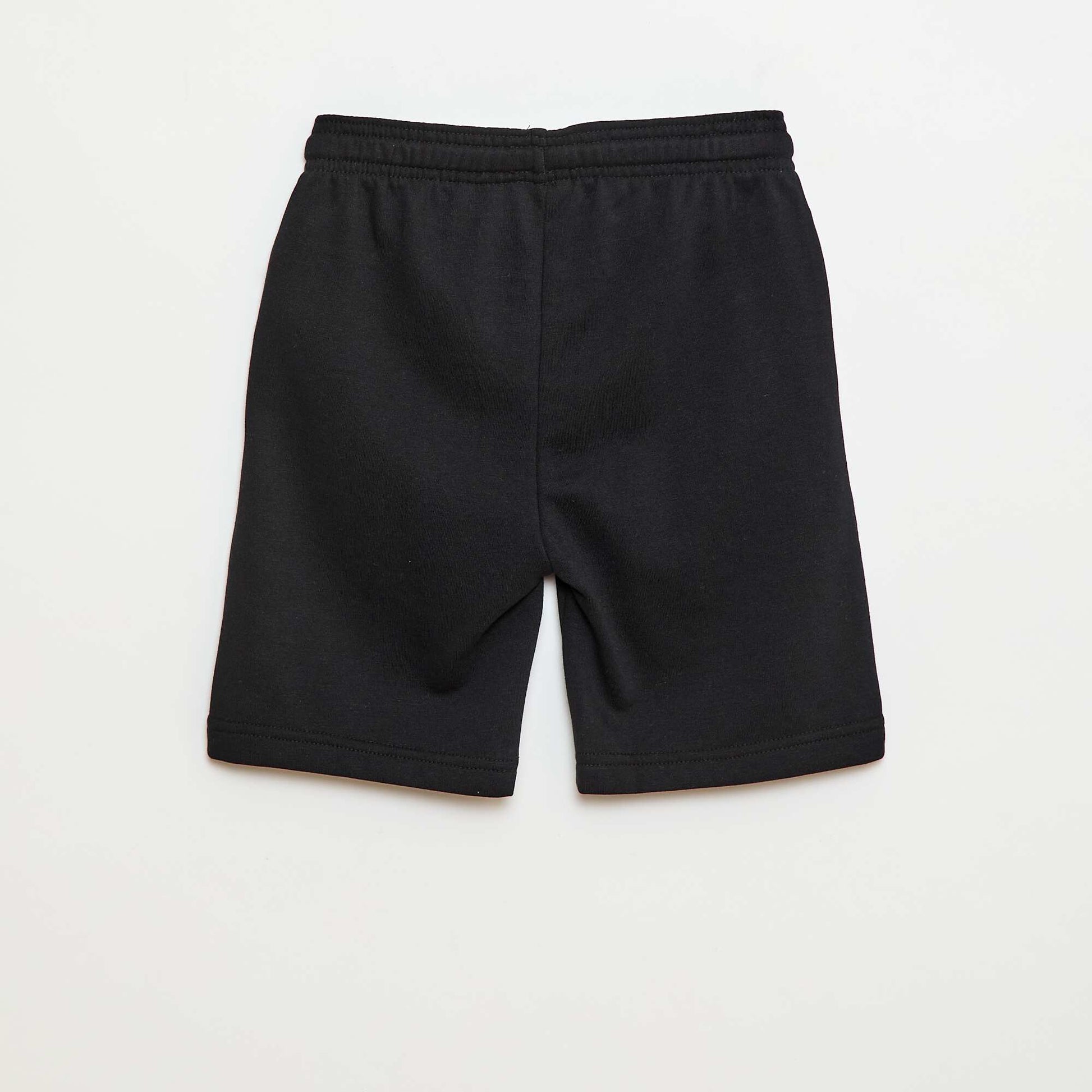 Short en molleton léger NOIR