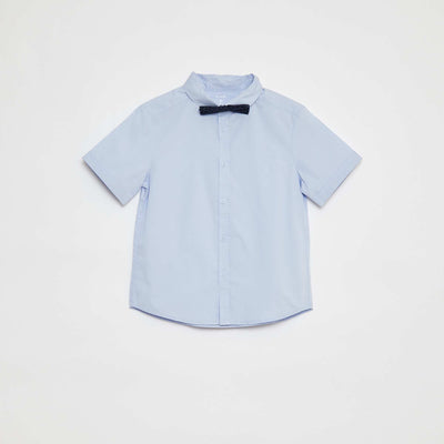 Chemise en popeline BLEU