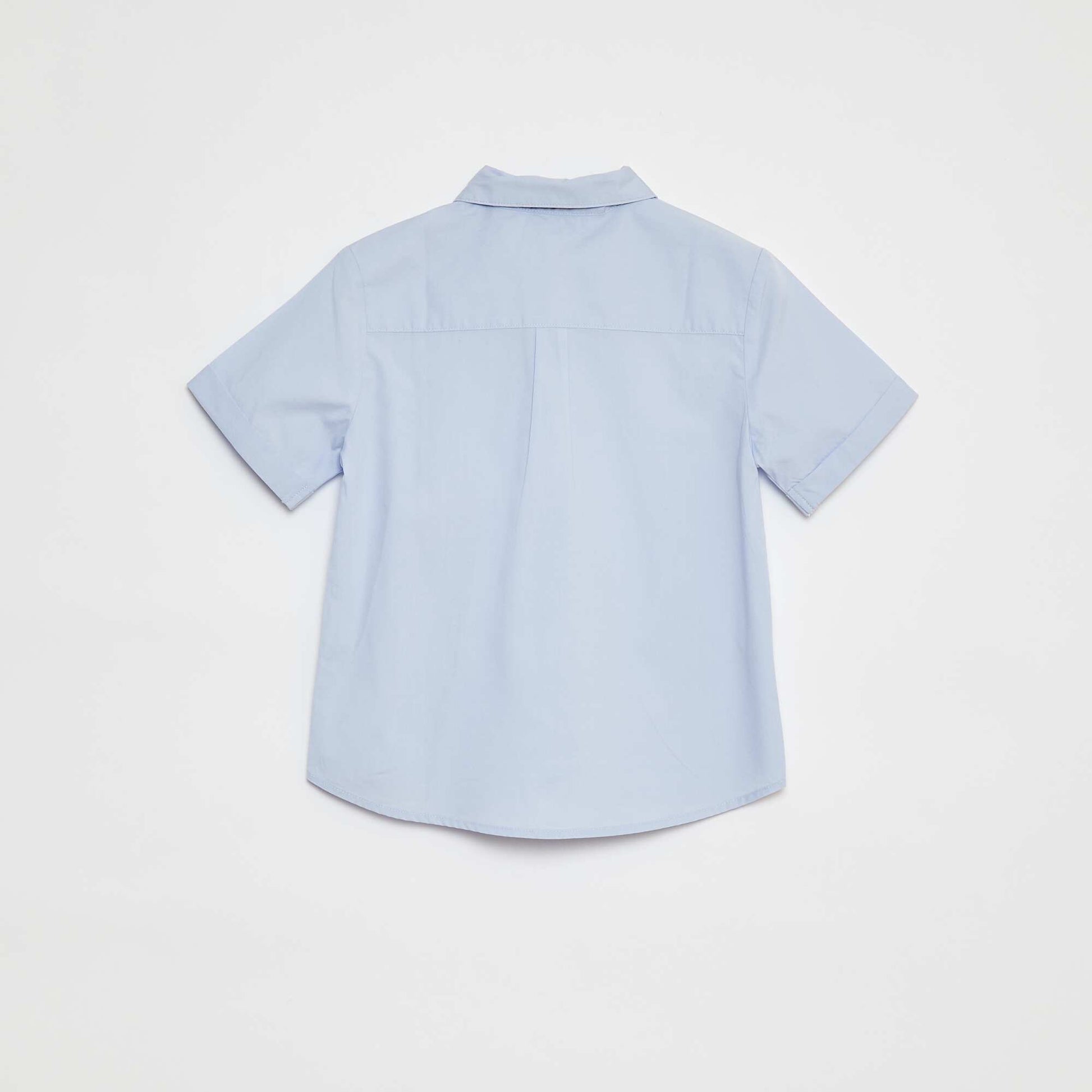 Chemise en popeline BLEU