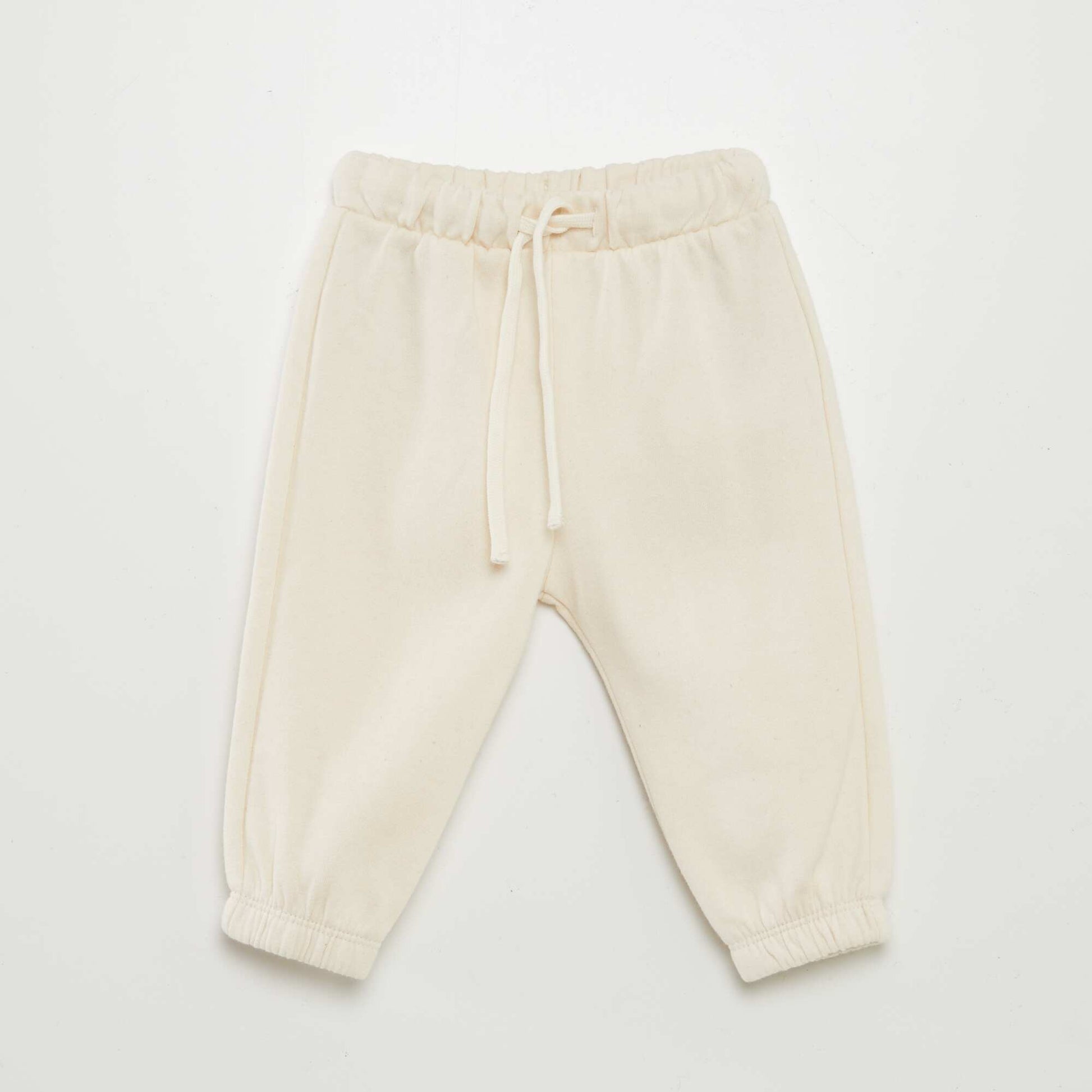 Jogging en molleton BLANC