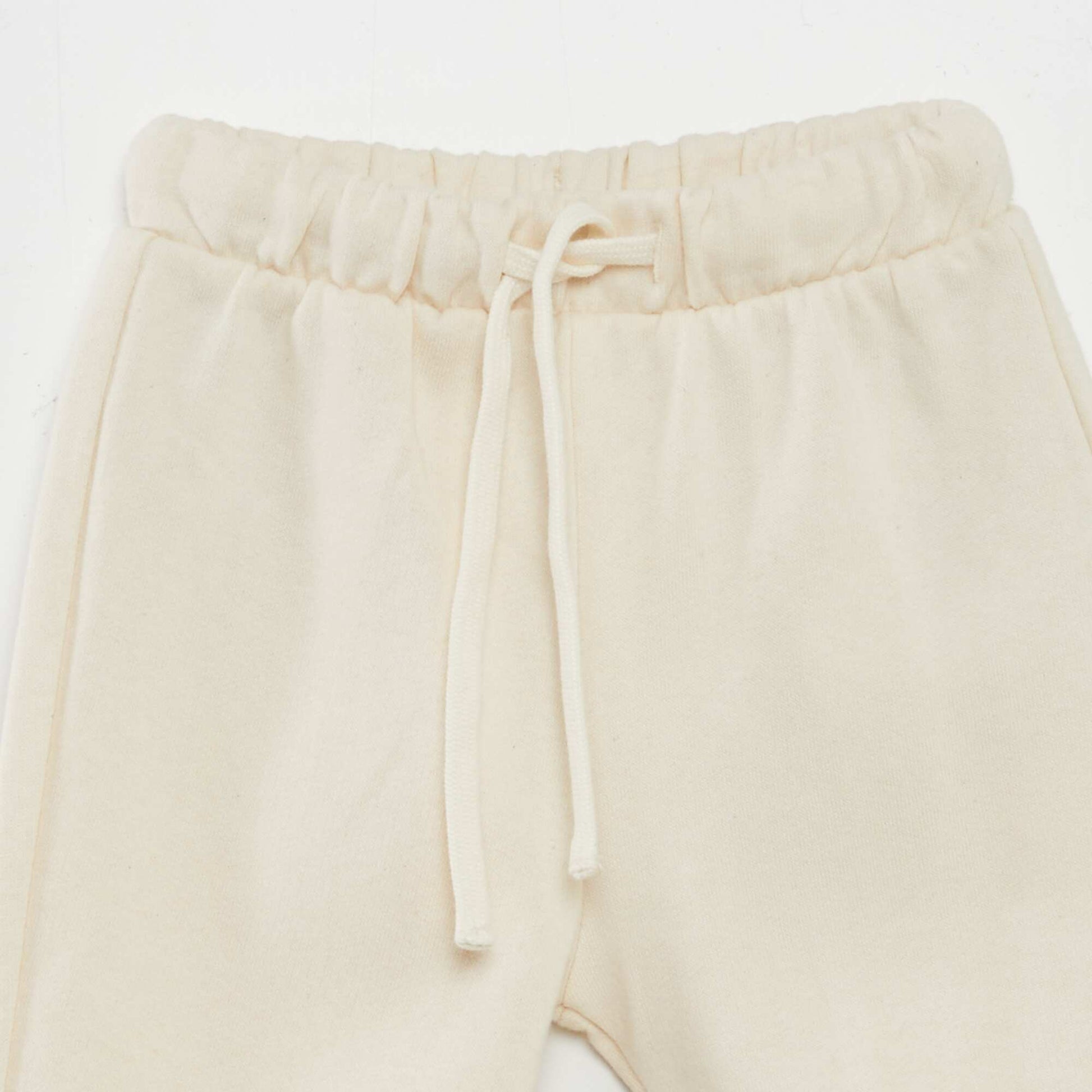 Jogging en molleton BLANC