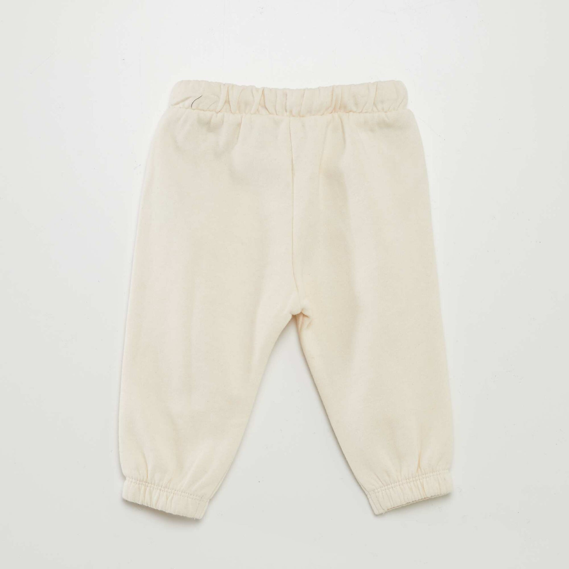 Jogging en molleton BLANC