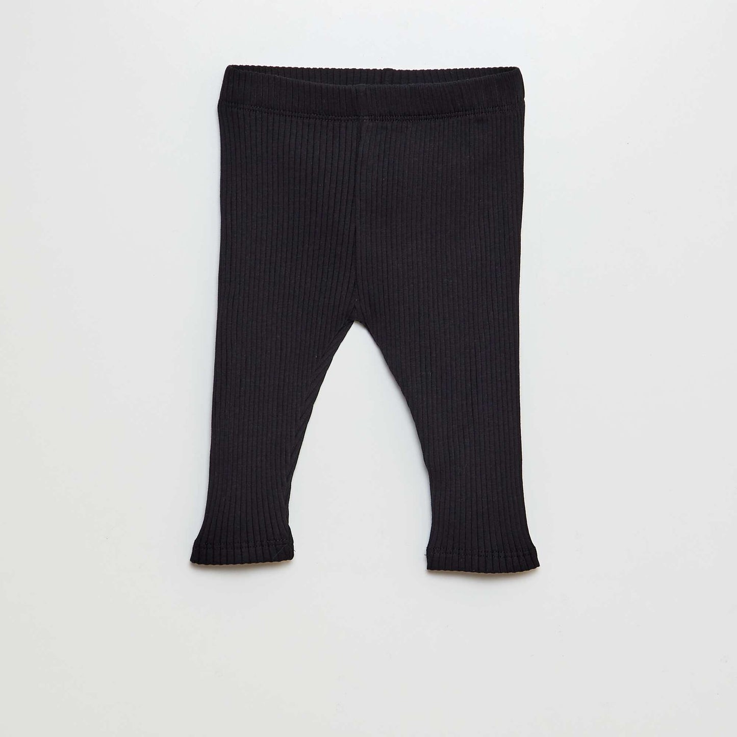 Lot de 2 leggings côtelés NOIR/VERT