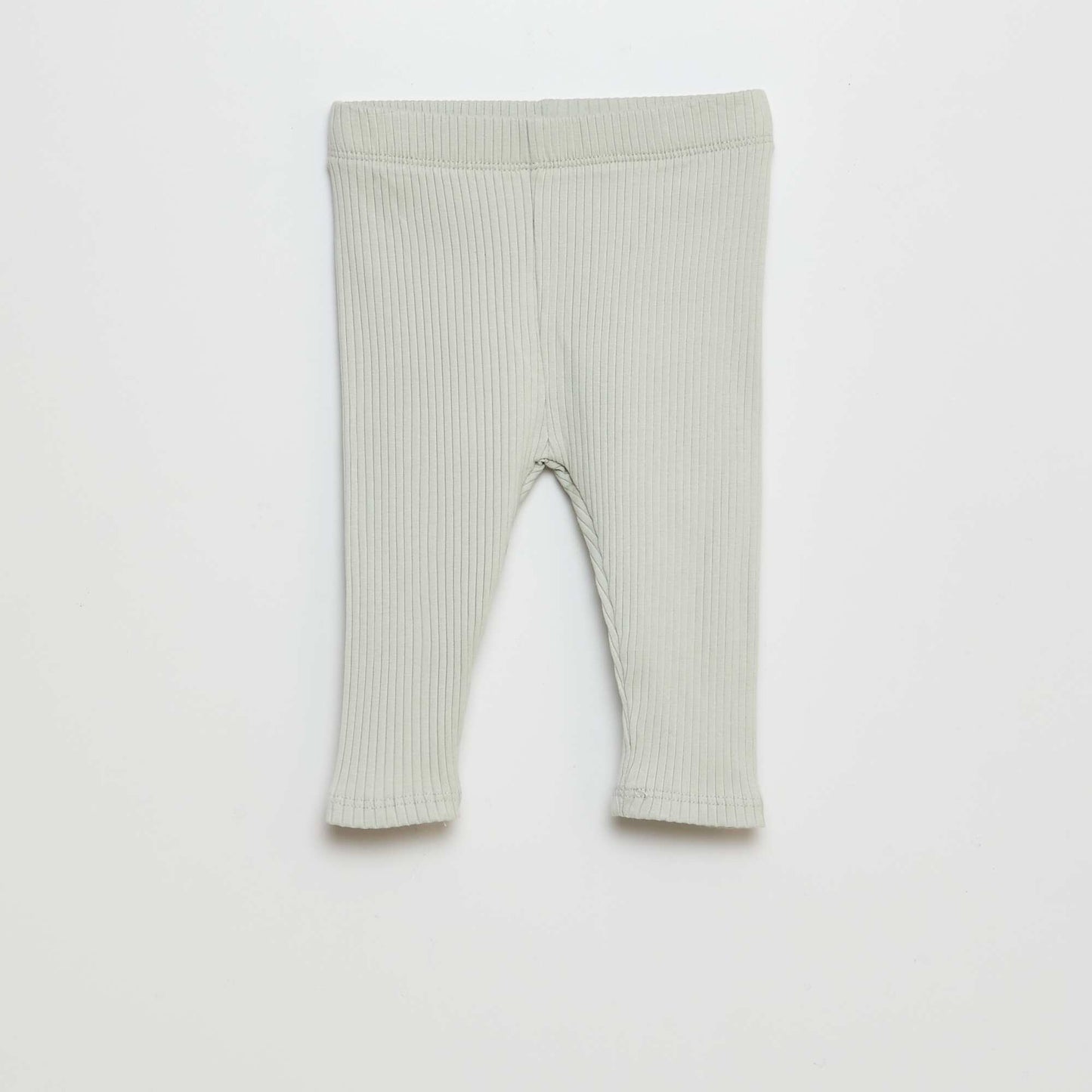 Lot de 2 leggings côtelés NOIR/VERT