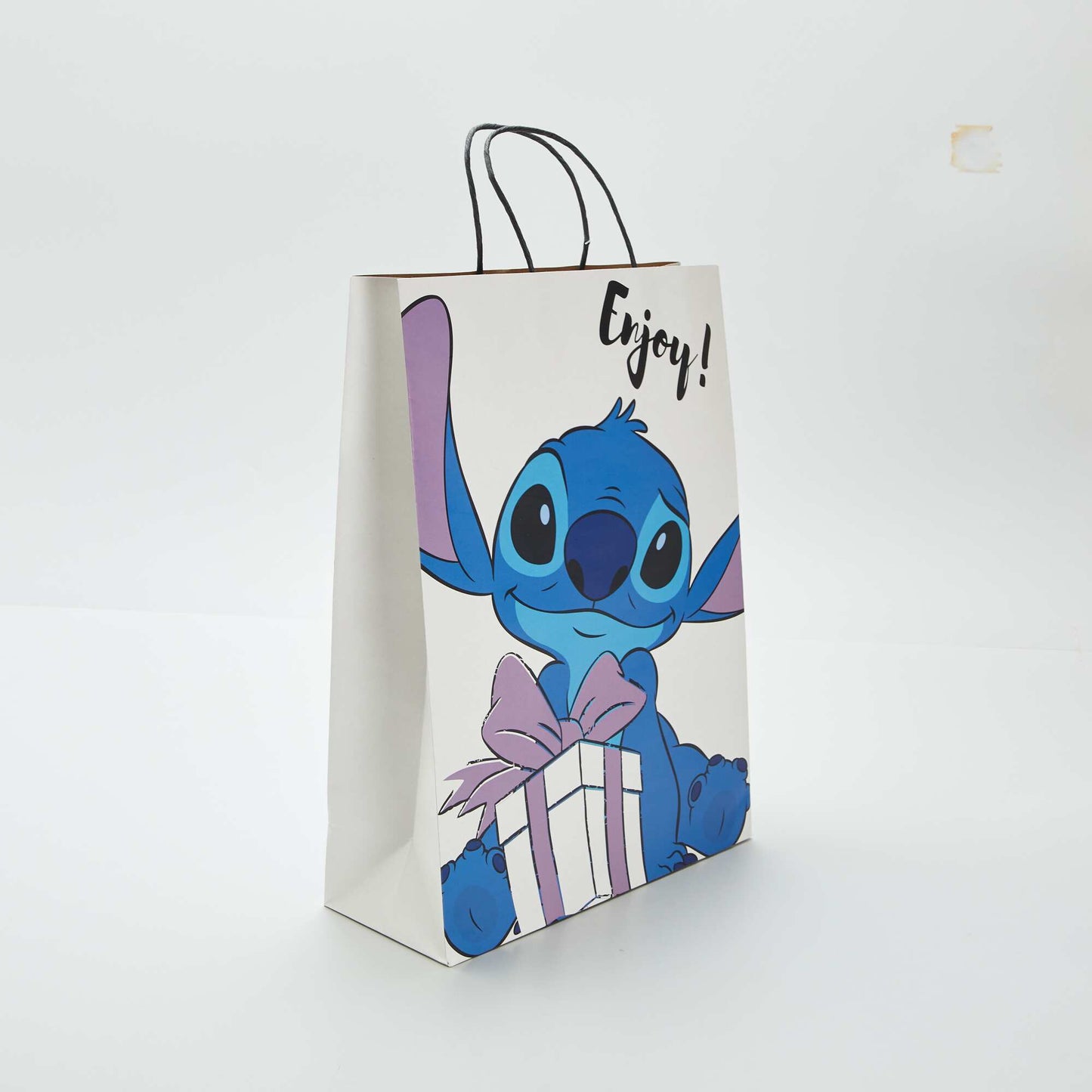 Sac cadeau en papier 'Stitch' BLEU