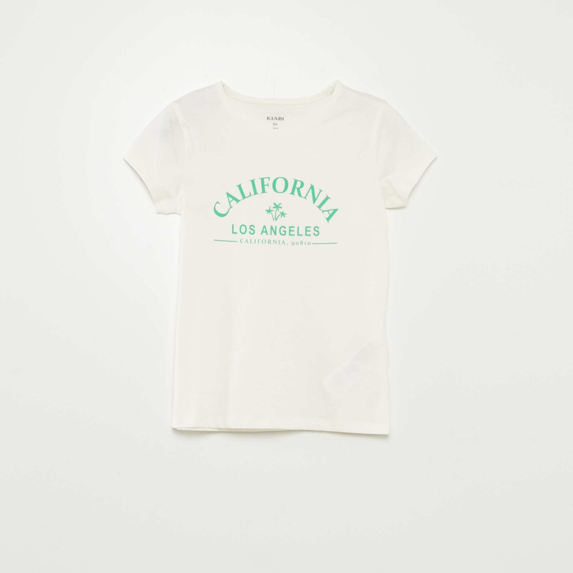 Ensemble pyjama court t-shirt + short - 2 pièces BLANC