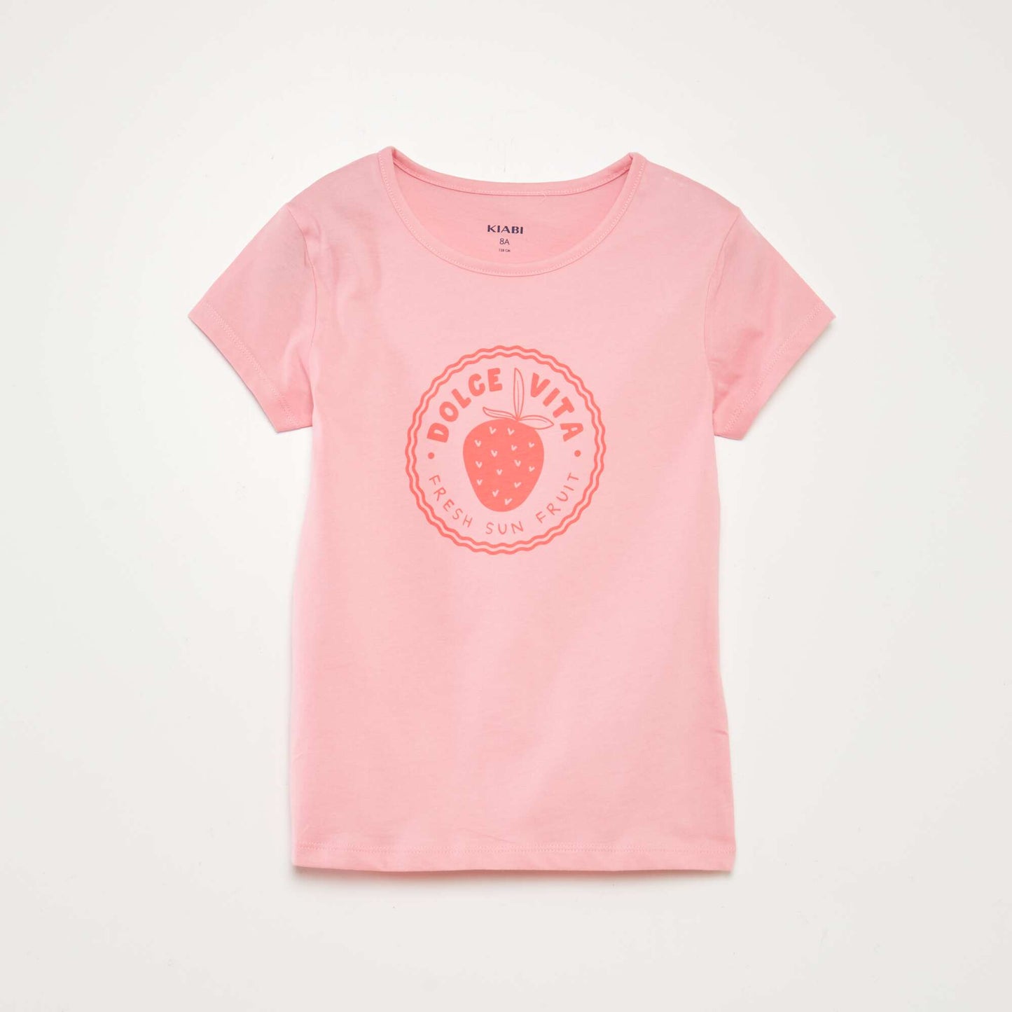 Ensemble pyjama court t-shirt + short - 2 pièces ROSE