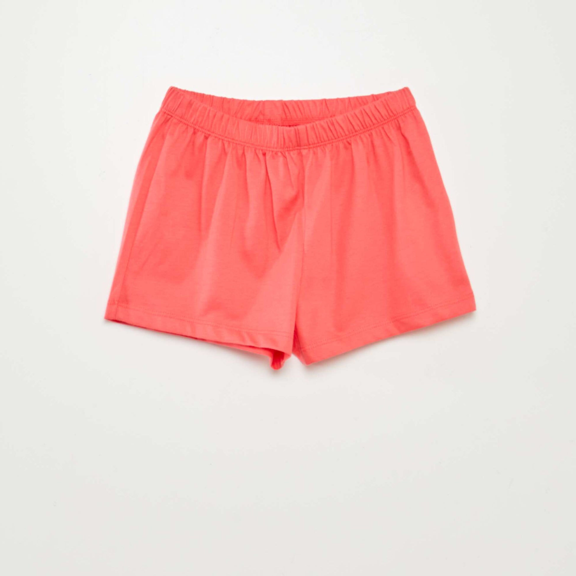 Ensemble pyjama court t-shirt + short - 2 pièces ROSE