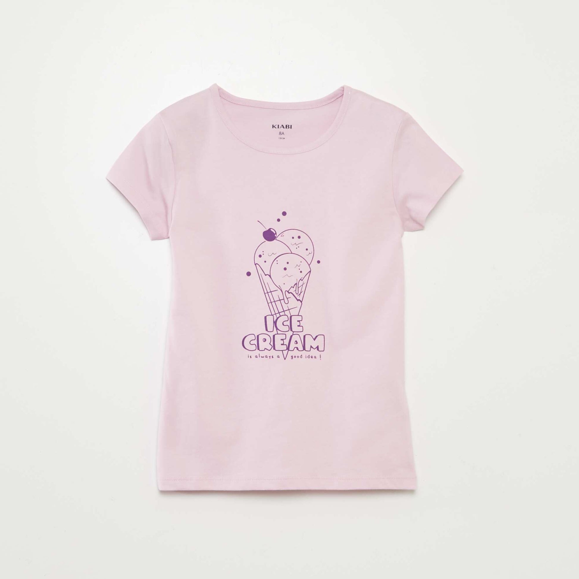 Ensemble pyjama court t-shirt + short - 2 pièces VIOLET