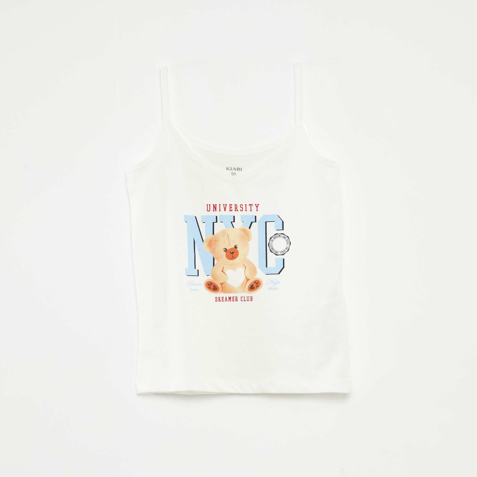 Ensemble pyjama débardeur + short en imprimé - 2 pièces BLEU