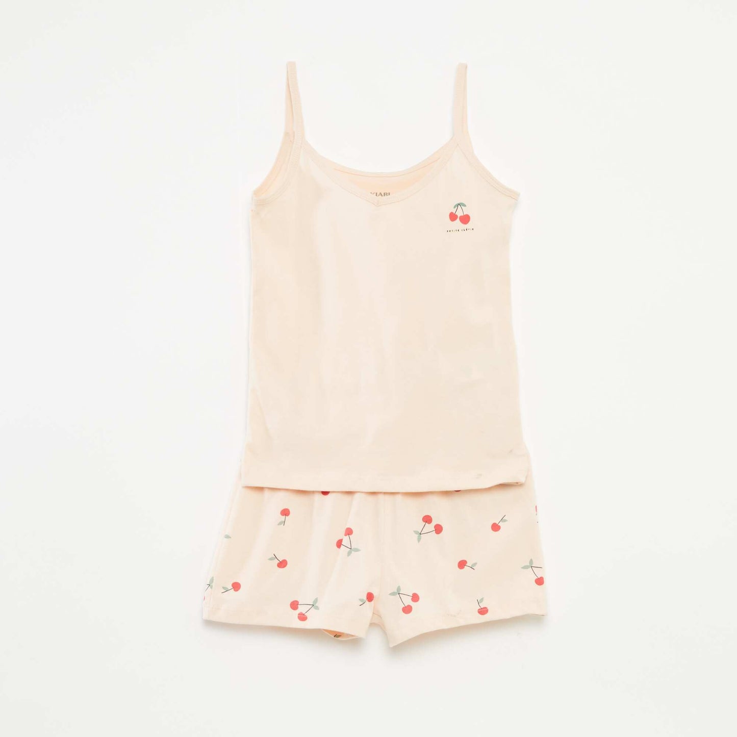 Ensemble pyjama débardeur + short en imprimé - 2 pièces ROSE