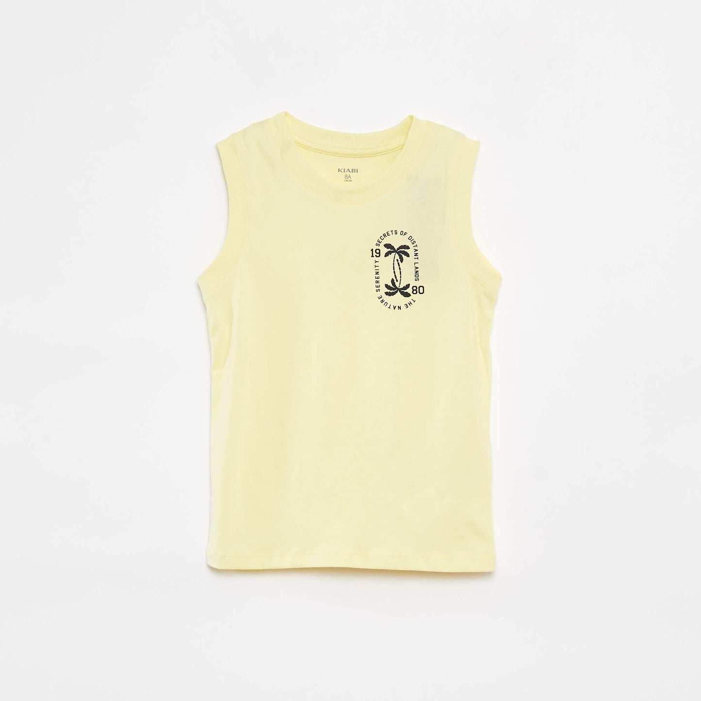Pyjama court t-shirt sans manches + short - 2 pièces JAUNE