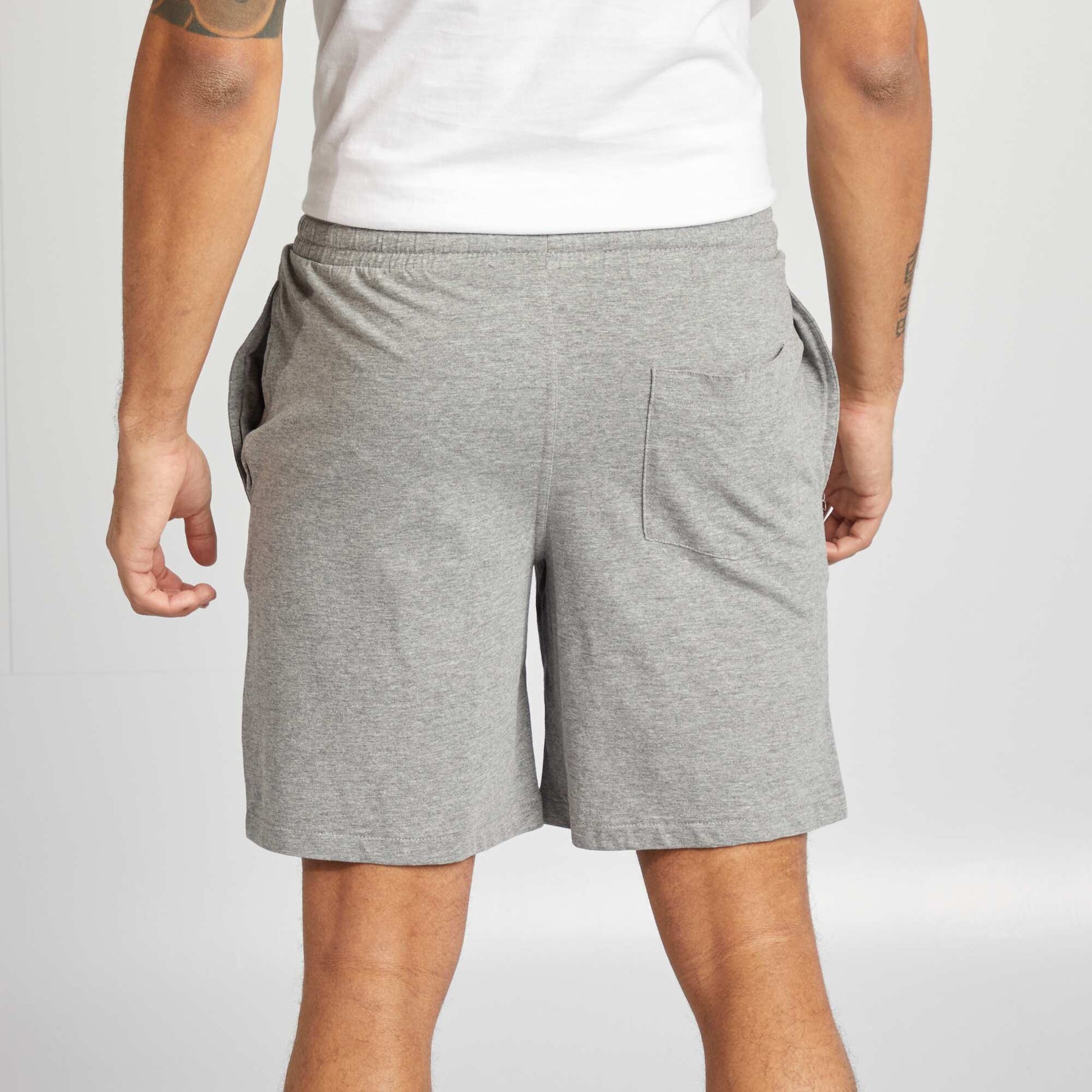 Lot de 2 shorts de nuit GRIS/NOIR
