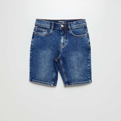 Bermuda en jean BLEU