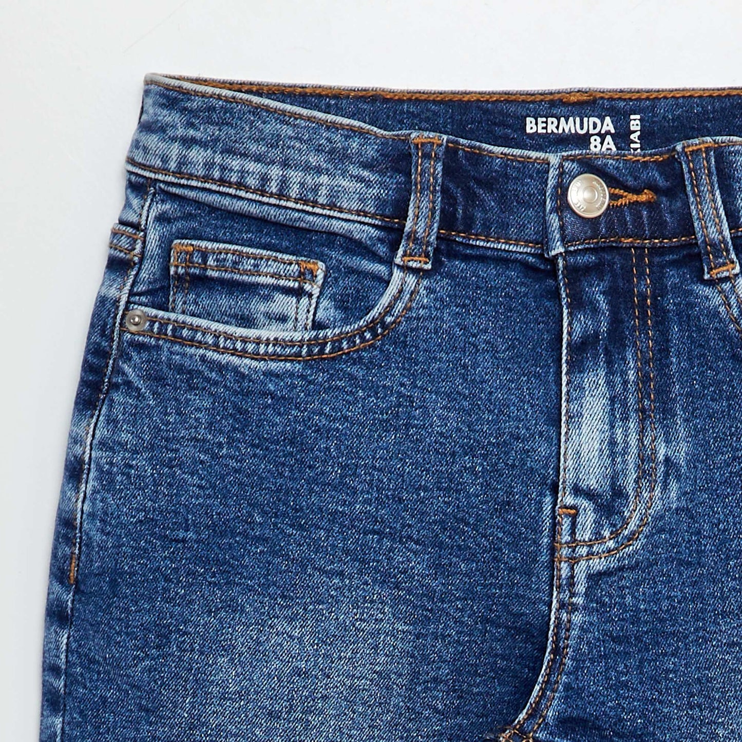 Bermuda en jean BLEU
