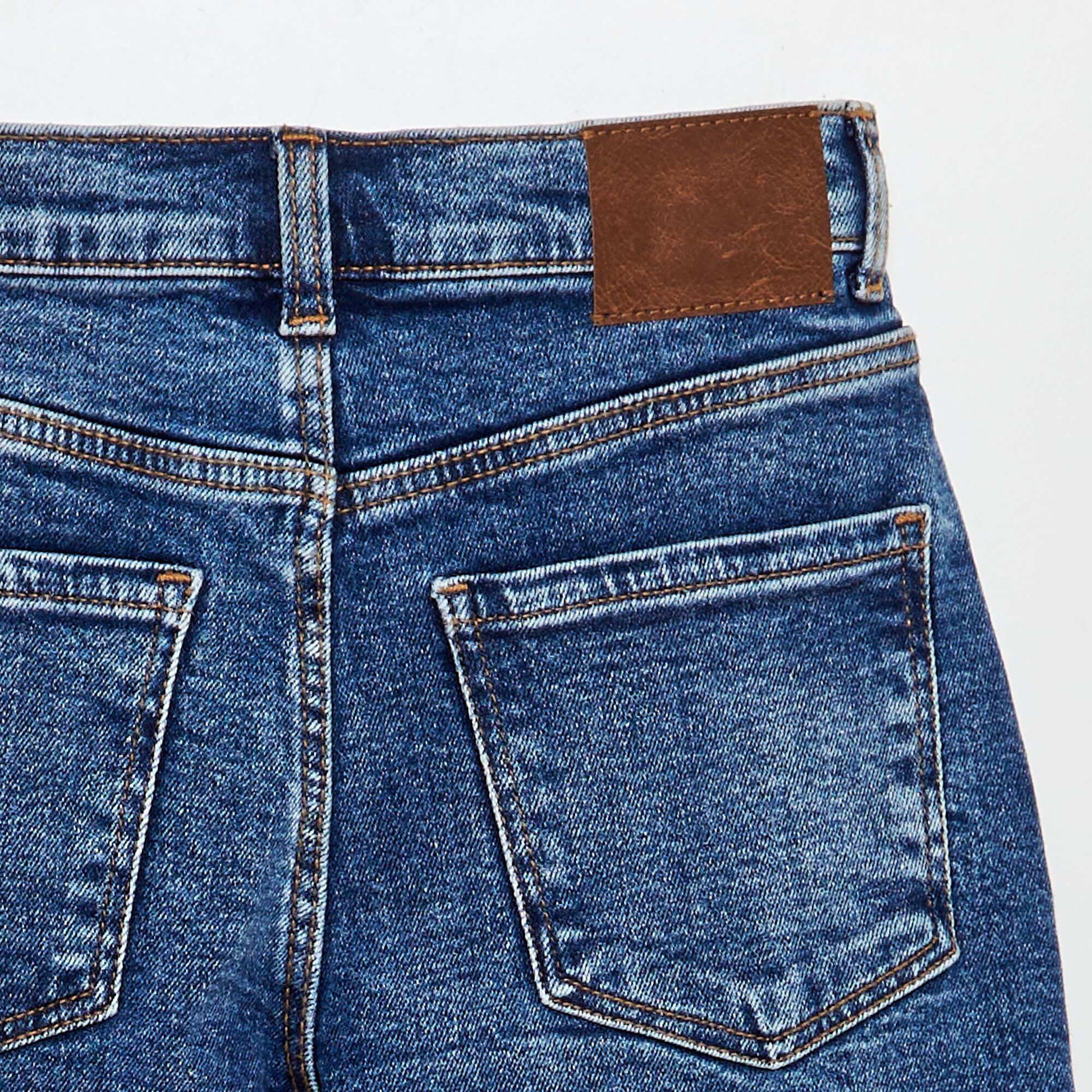 Bermuda en jean BLEU