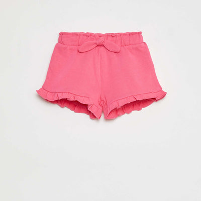 Short en molleton léger ROSE