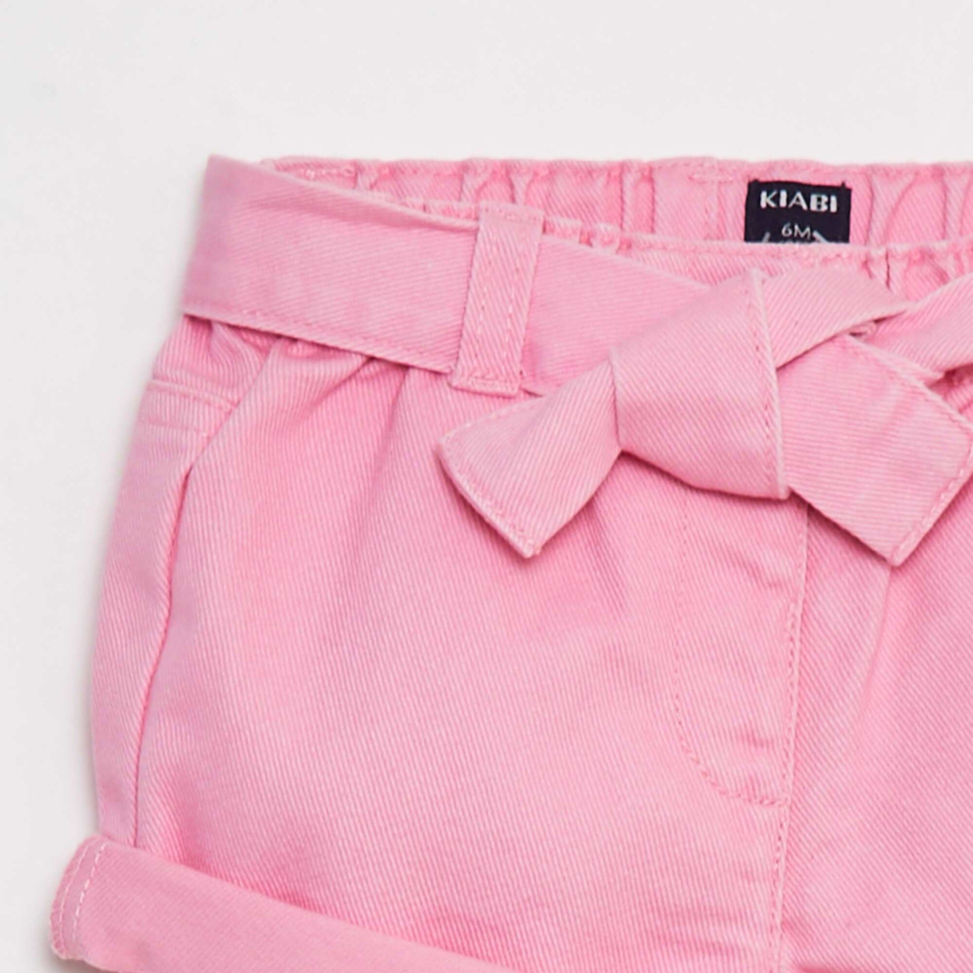 Short en coton esprit denim ROSE