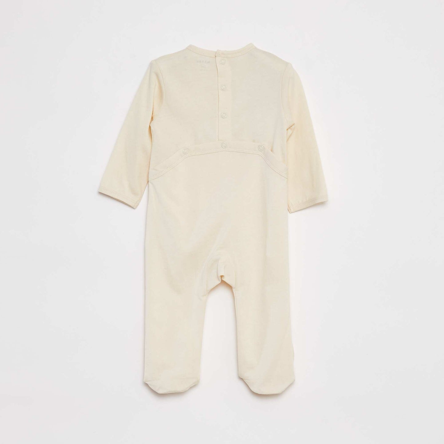 Pyjama dors bien léger avec pieds BLANC
