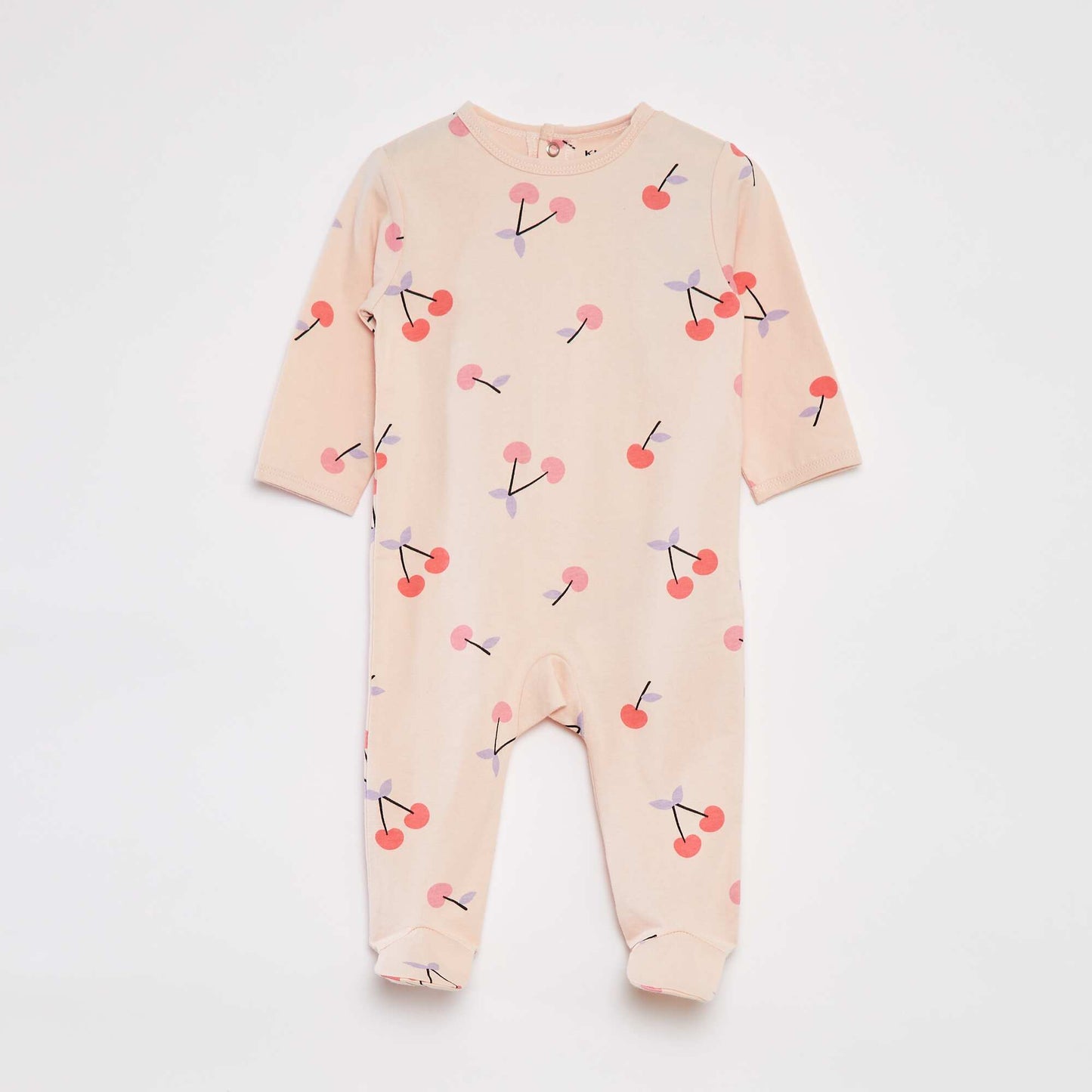 Pyjama dors bien avec pieds à motifs ROSE