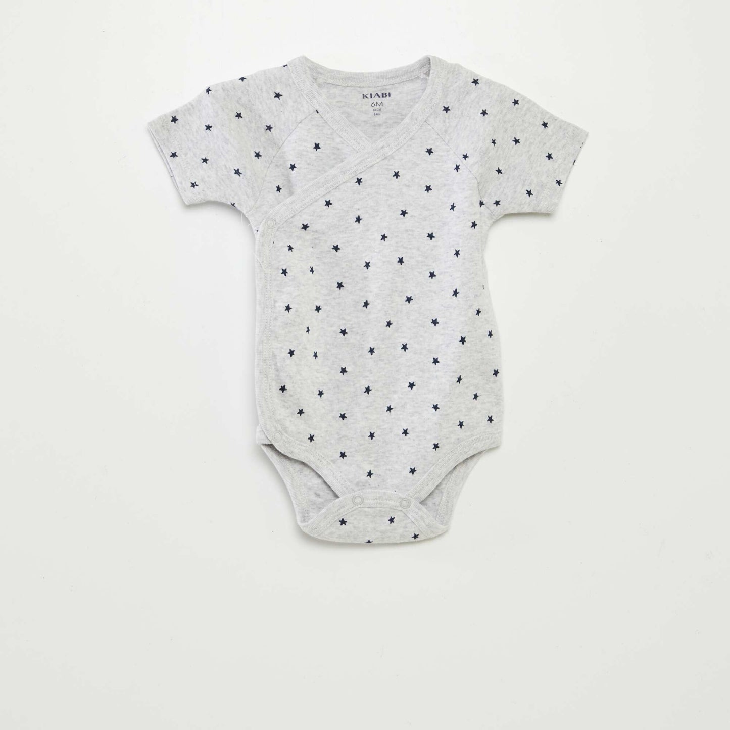 Lot de 3 bodies avec col croisé GRIS