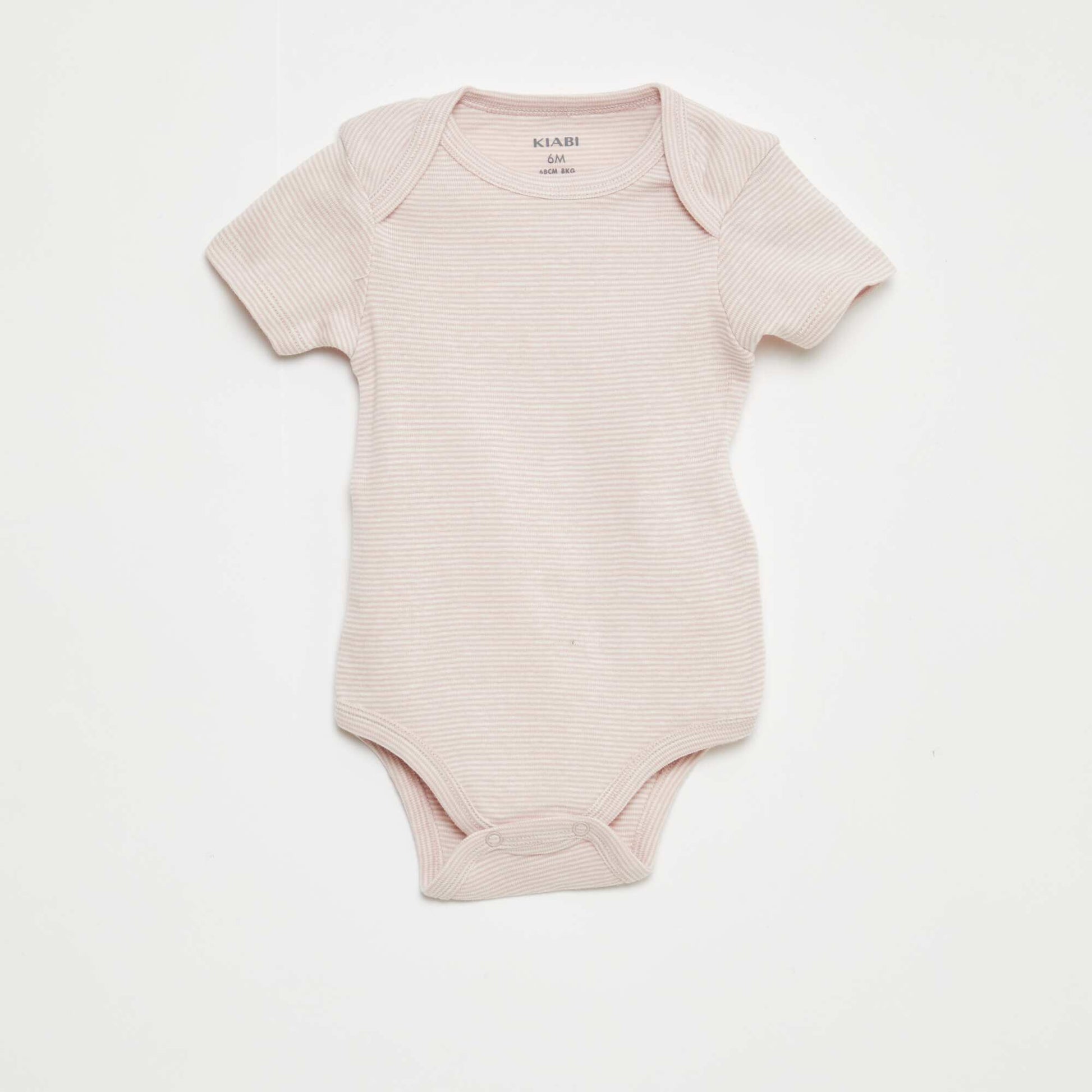 Bodies imprimés en coton - lot de 3 VIOLET