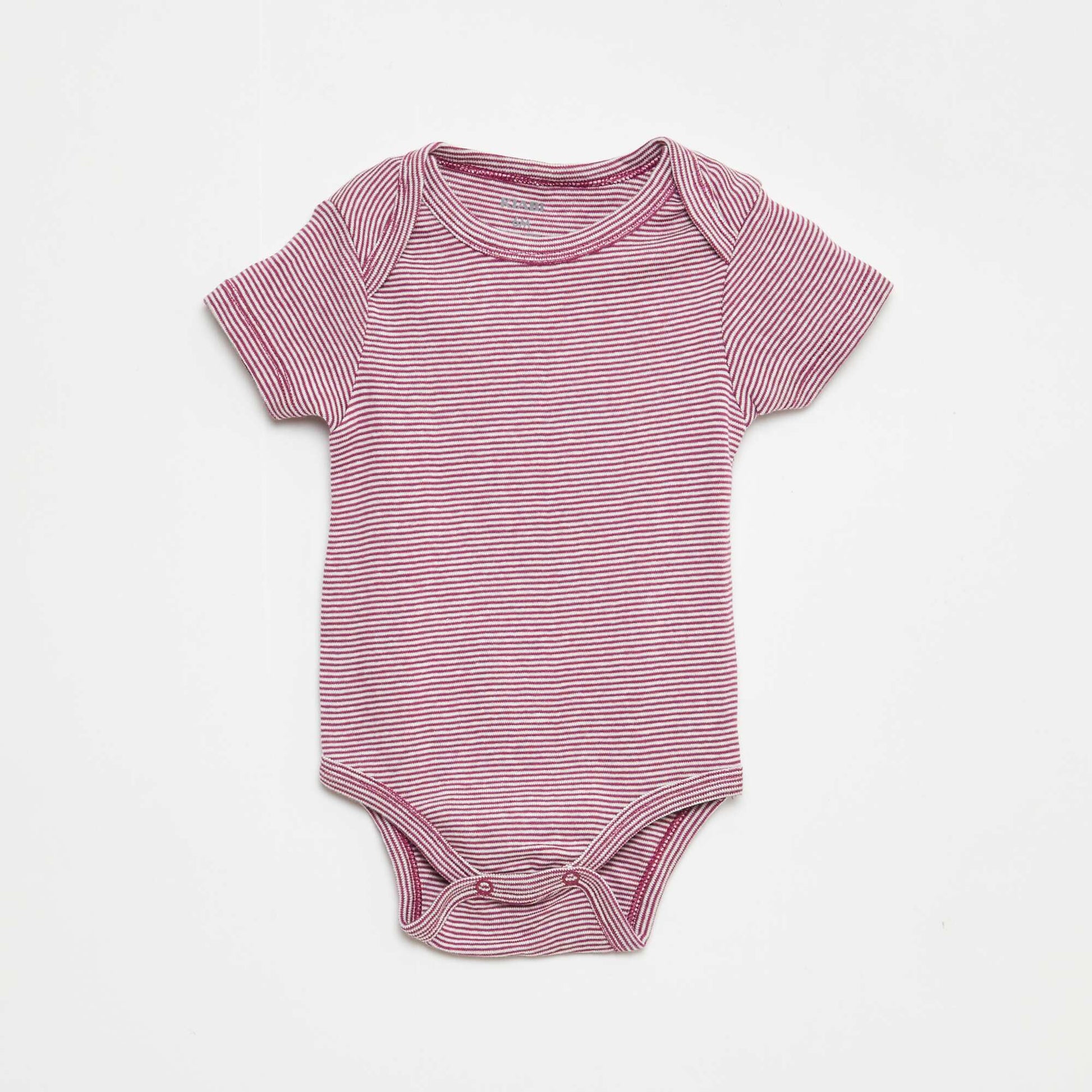 Bodies imprimés en coton - lot de 3 BLANC