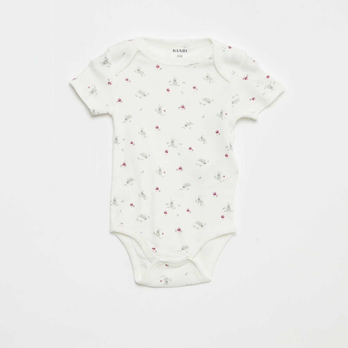 Bodies imprimés en coton - lot de 3 BLANC