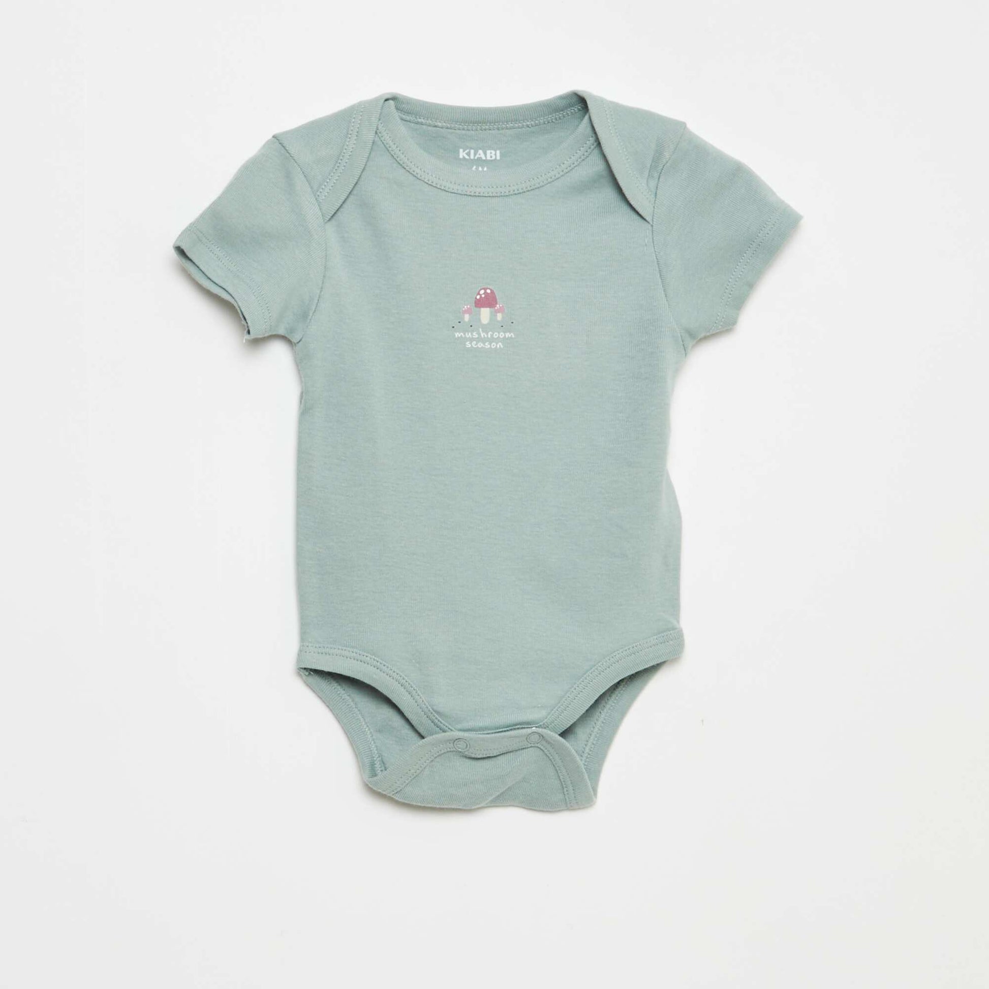 Bodies imprimés en coton - lot de 3 BLANC
