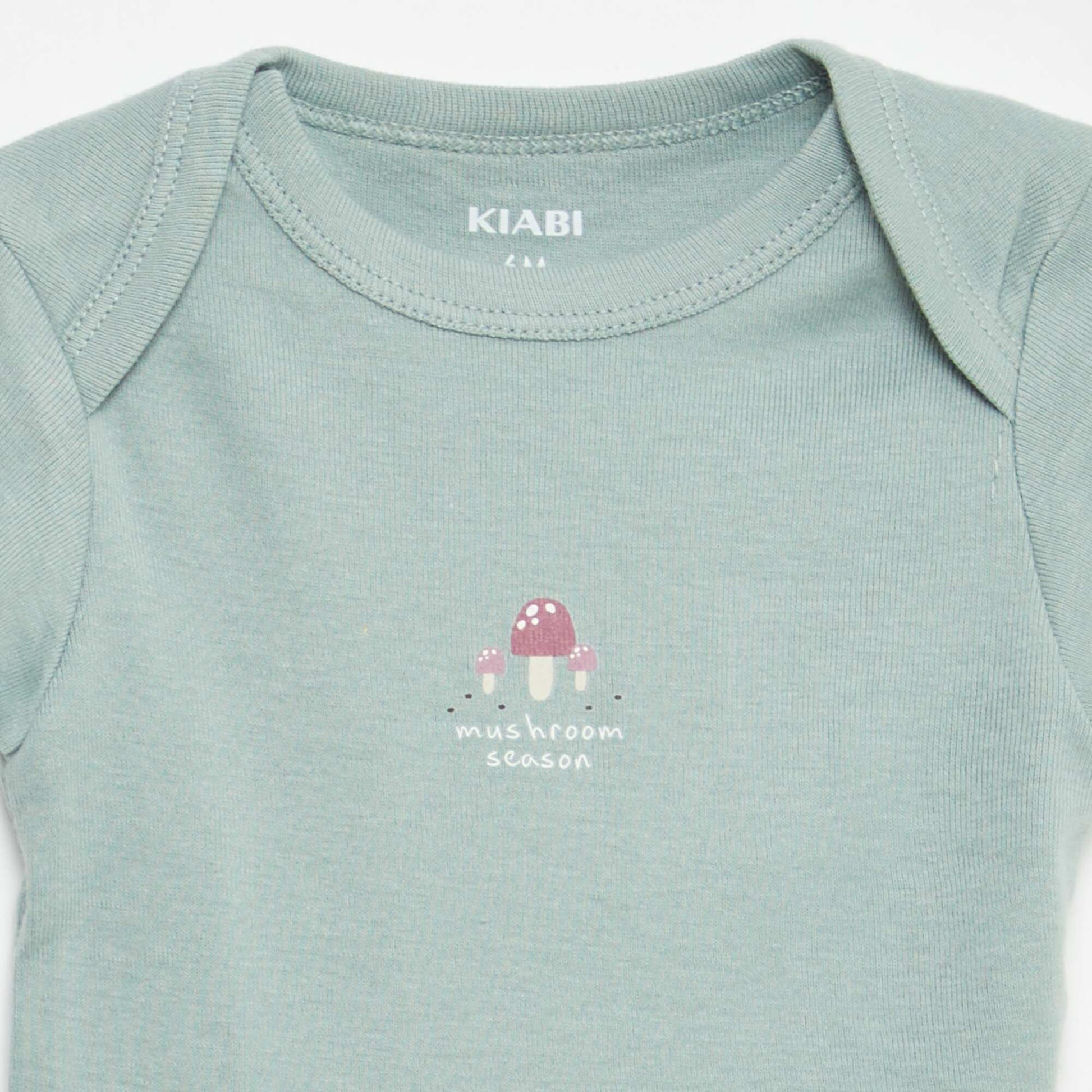 Bodies imprimés en coton - lot de 3 BLANC