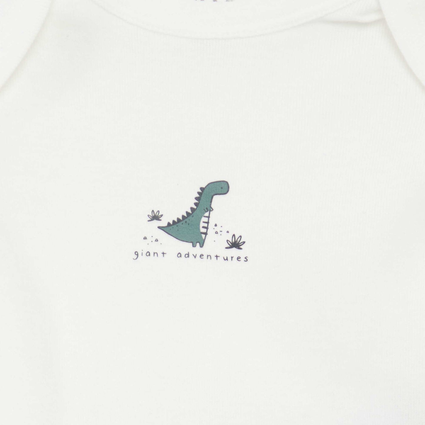 Bodies imprimés en coton - lot de 3 VERT