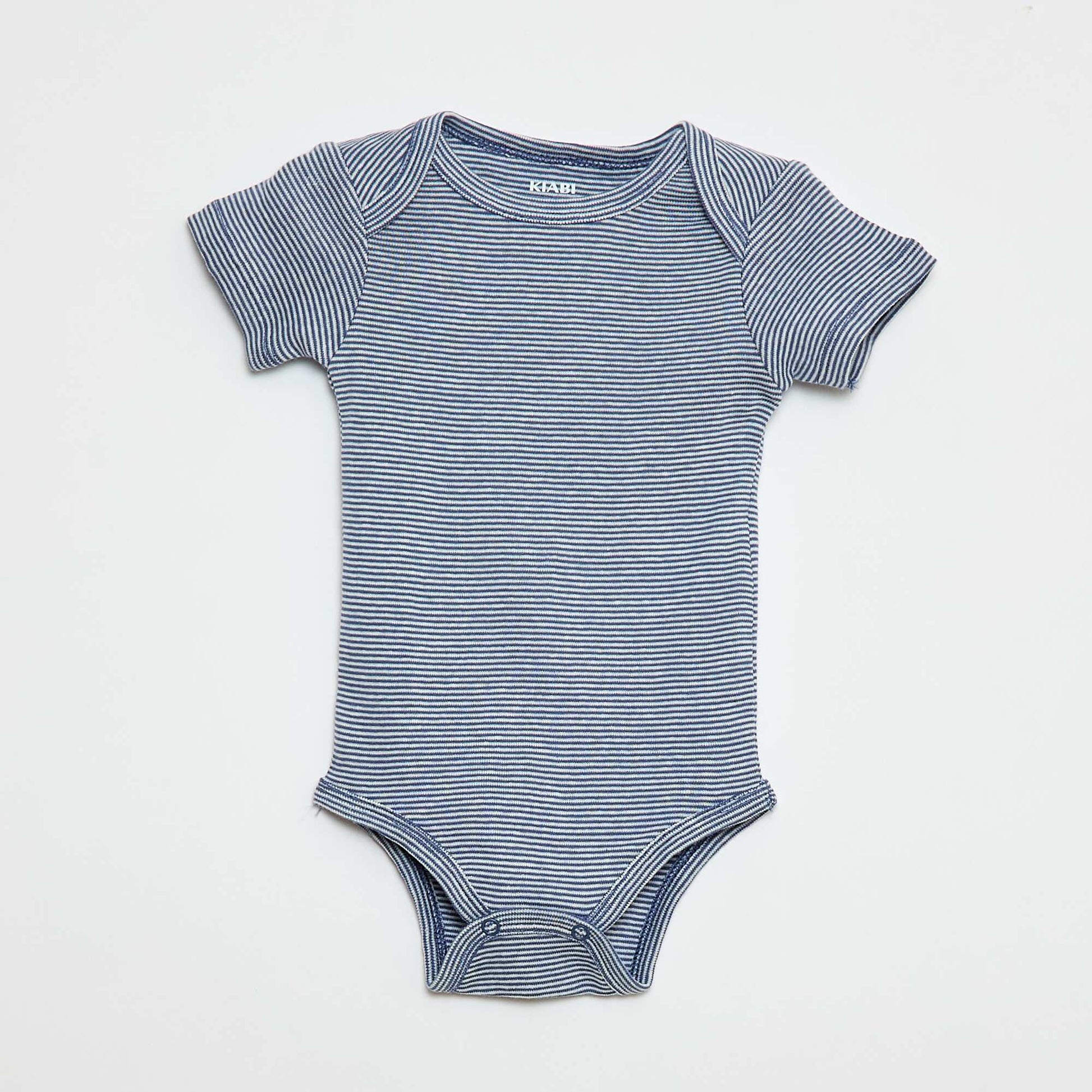 Bodies imprimés en coton - lot de 3 BLEU
