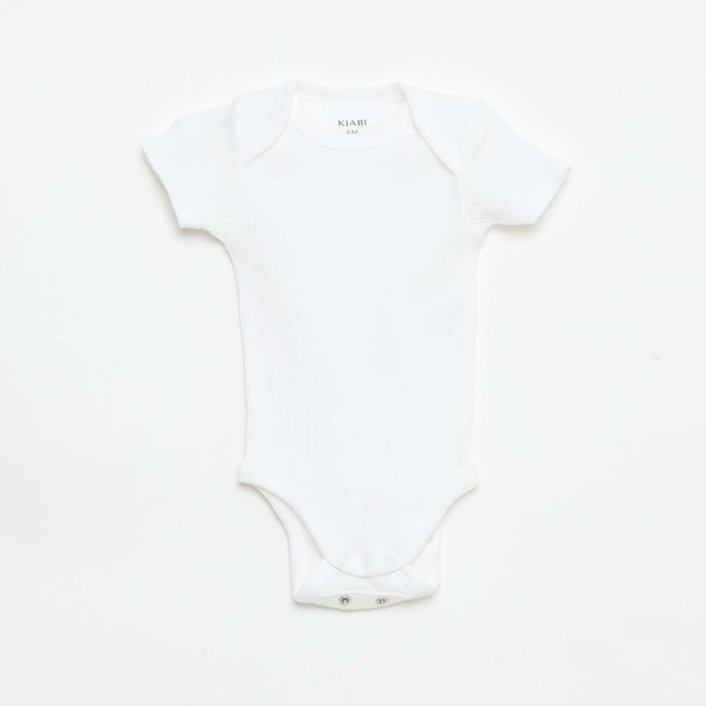 Bodies évolutif en maille unie - Lot de 3 BLANC