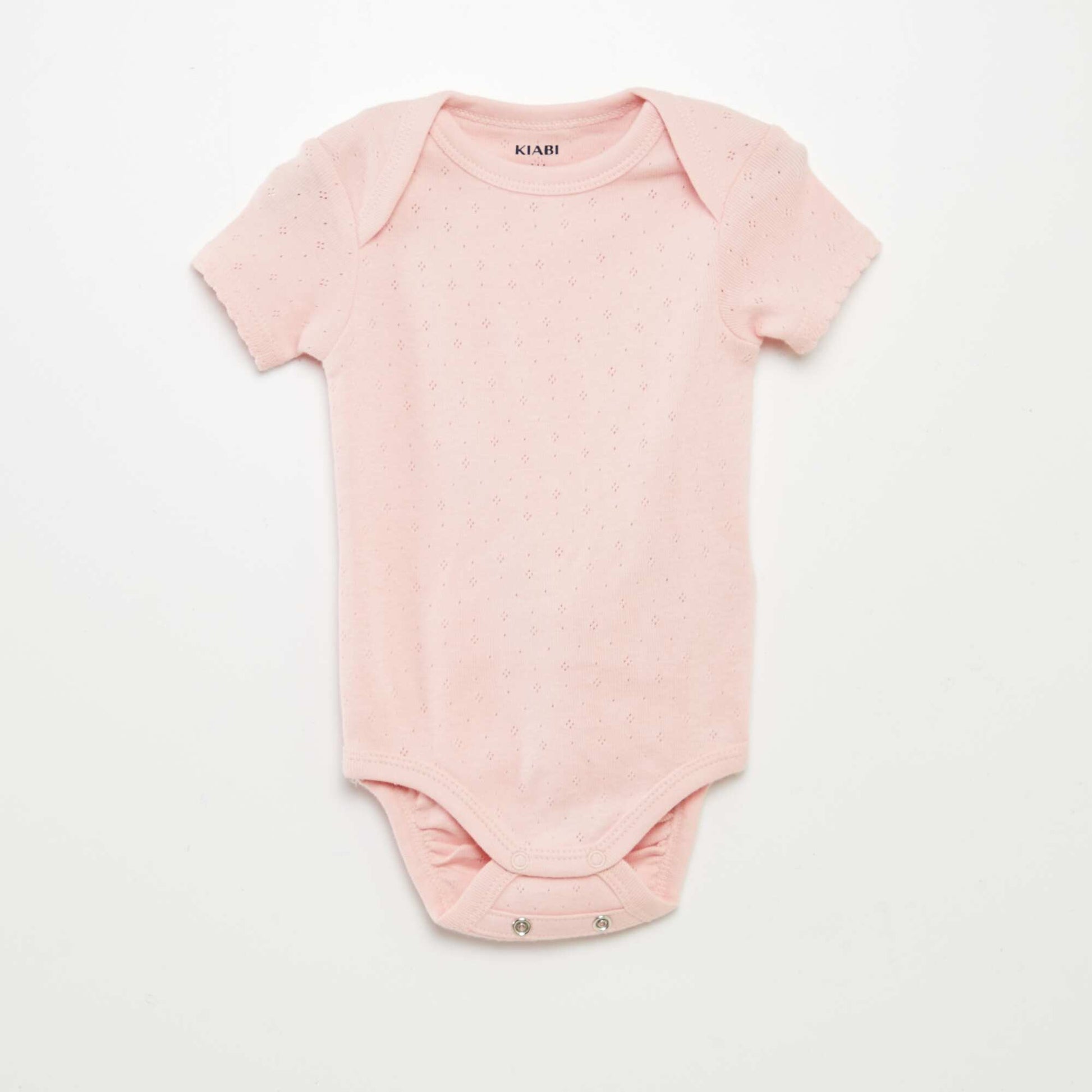 Bodies évolutif en maille unie - Lot de 3 ROSE