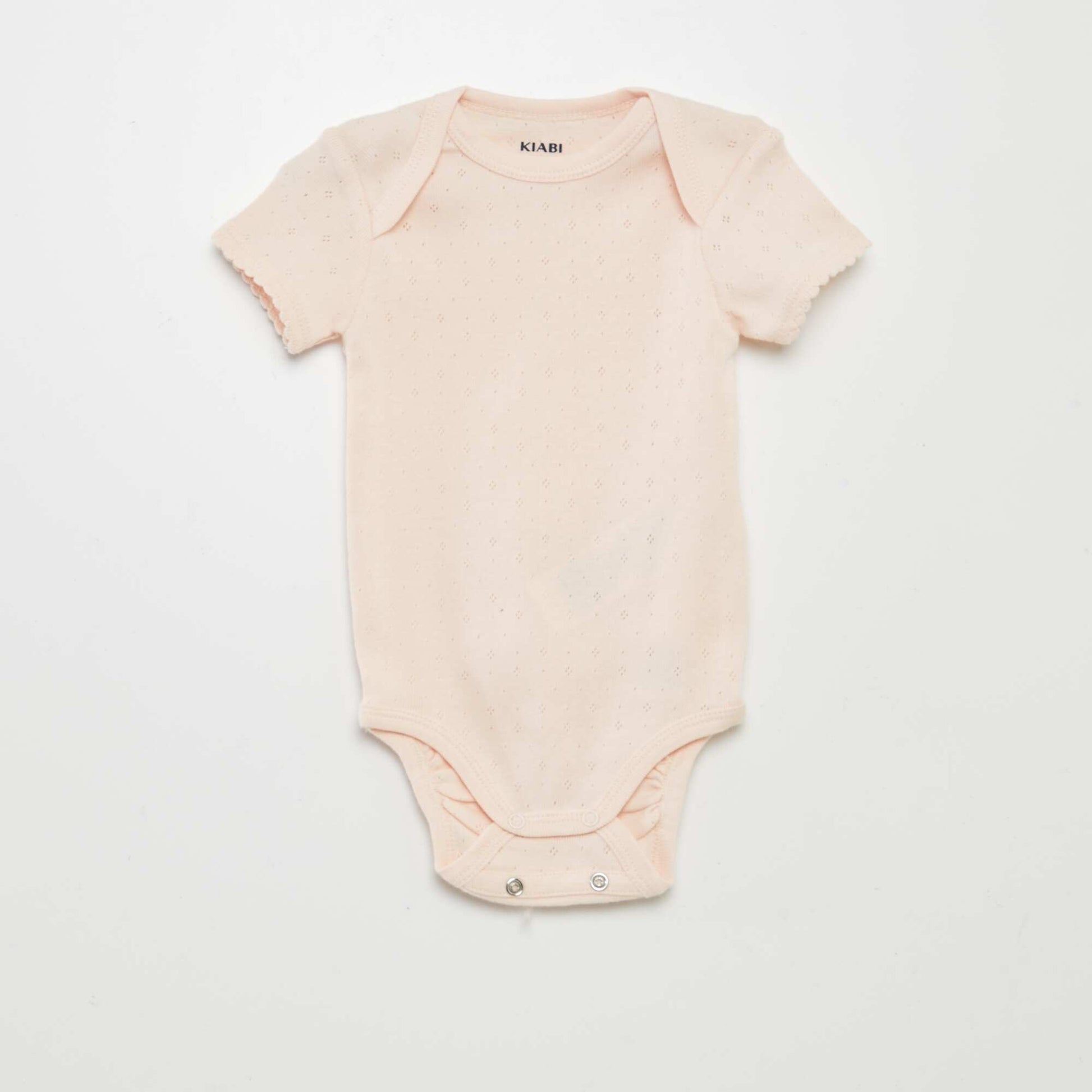 Bodies évolutif en maille unie - Lot de 3 ROSE