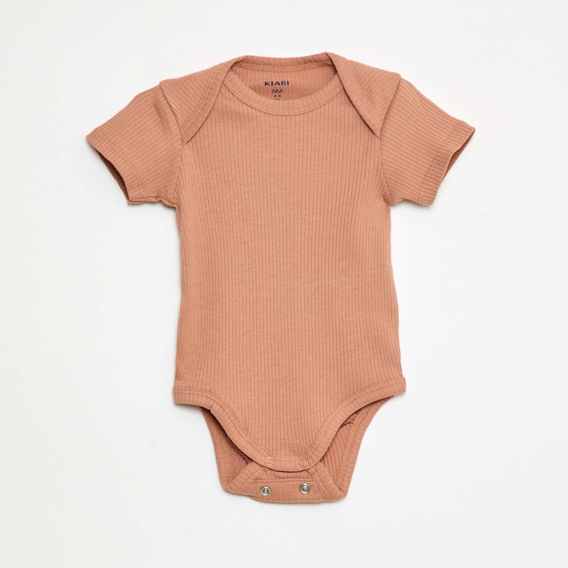 Bodies évolutif en maille unie - Lot de 3 BEIGE