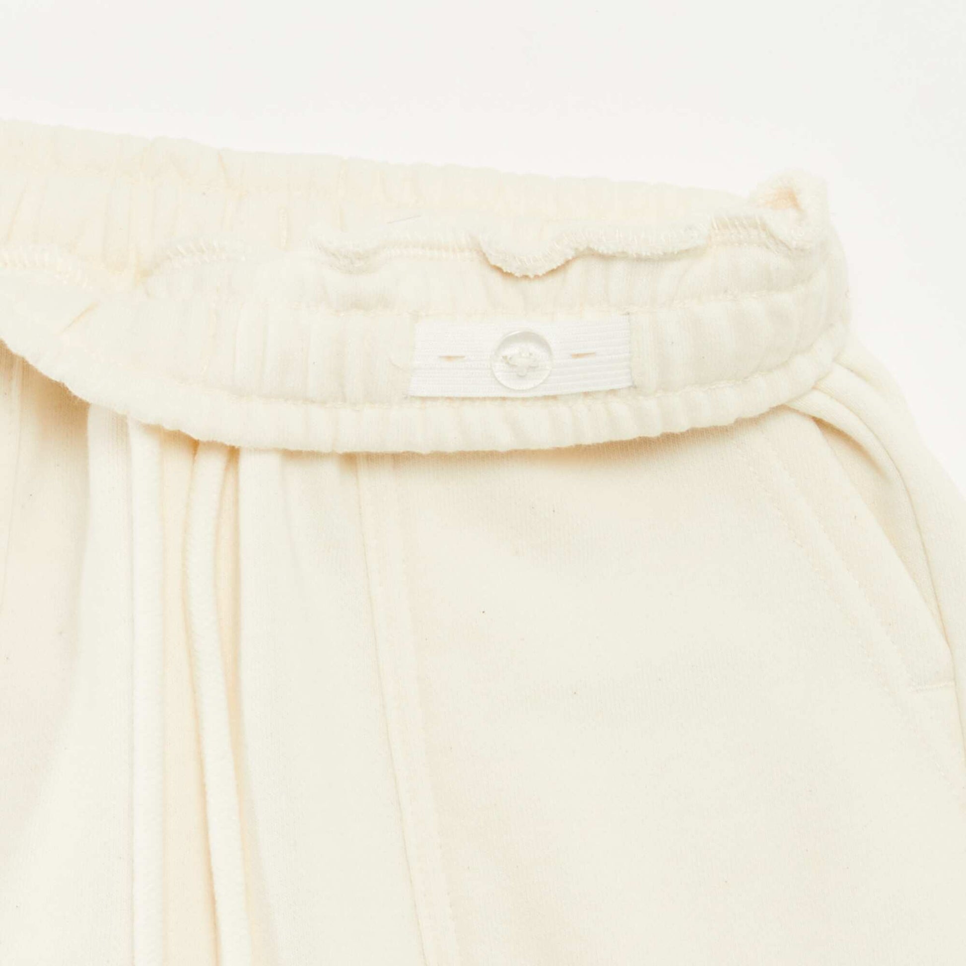 Short à grandes poches BLANC