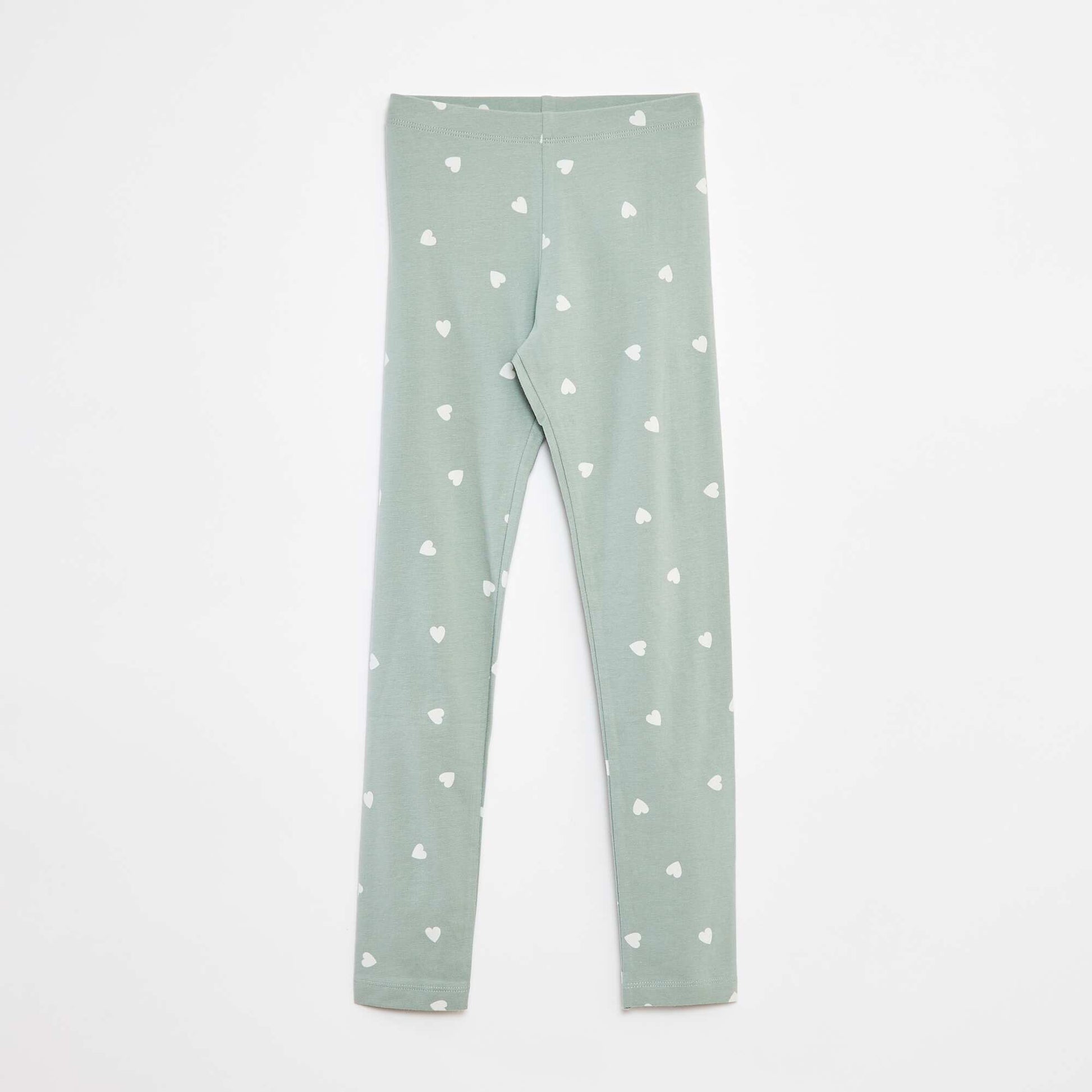 Legging long en jersey BLEU