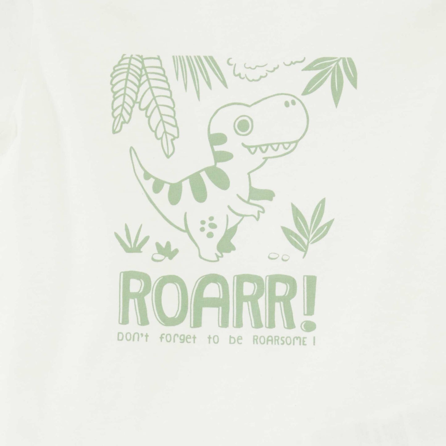 Ensemble pyjama t-shirt + short - 2 pièces BLANC