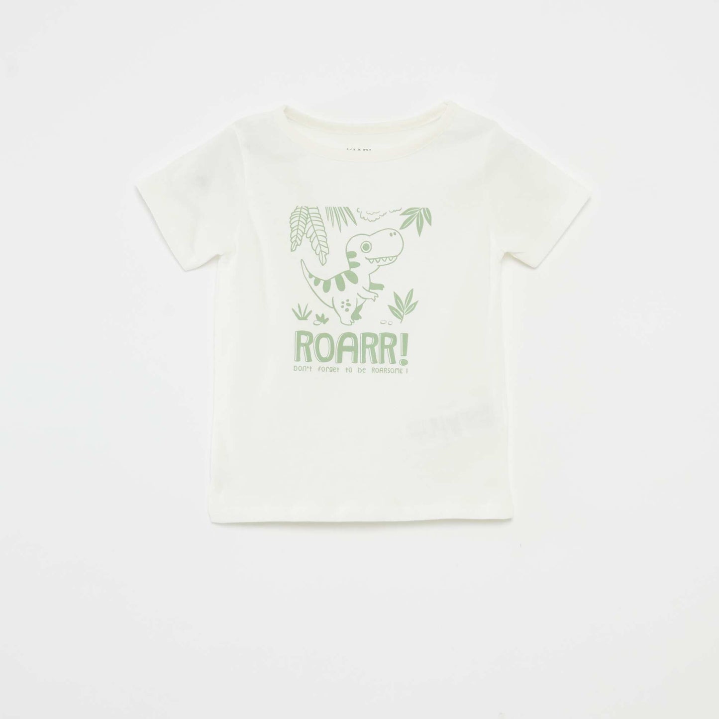 Ensemble pyjama t-shirt + short - 2 pièces BLANC
